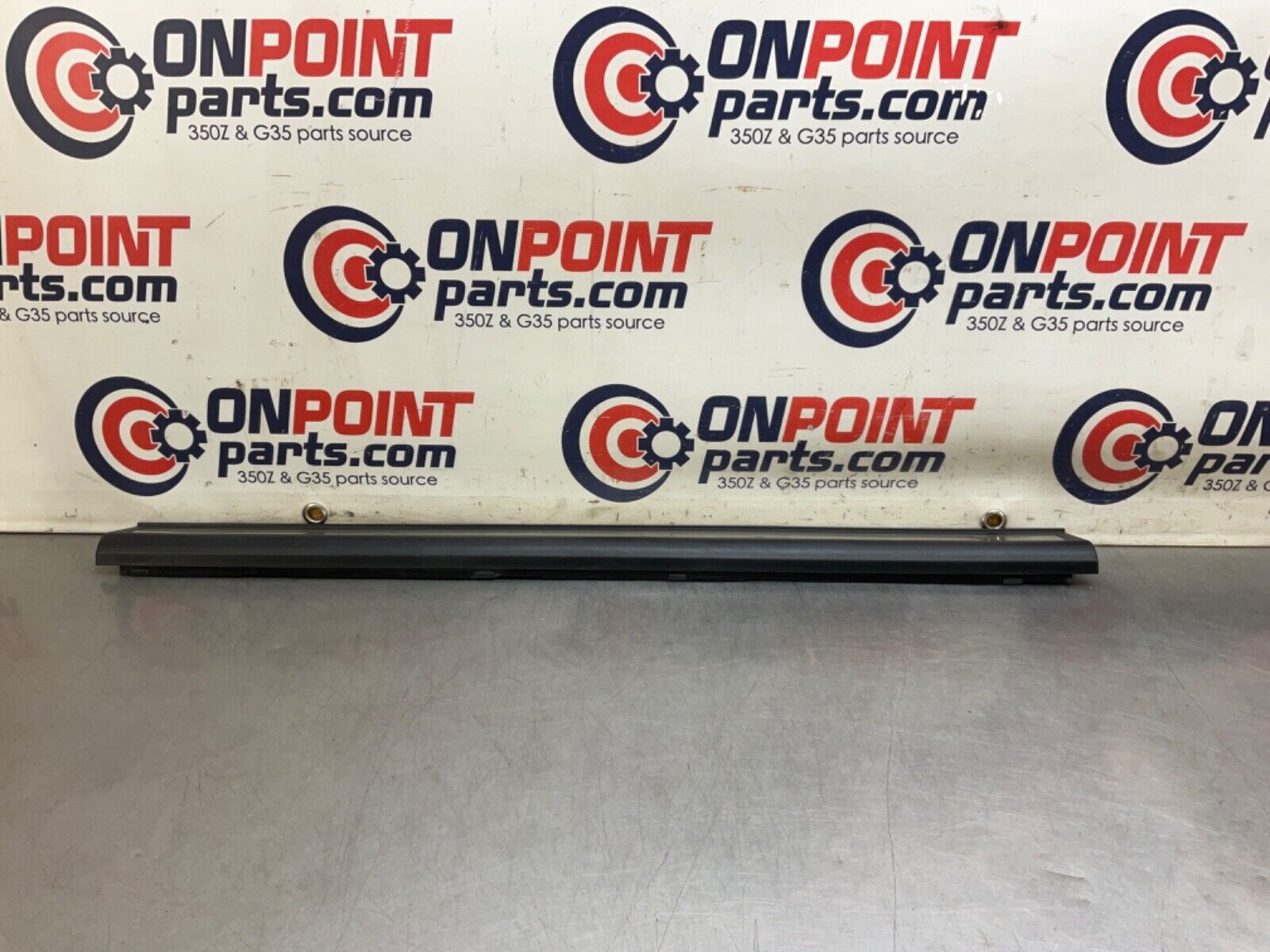 2005 Infiniti V35 G35 Driver Door Threshold Kick Plate Trim 76895 OEM 13BJXE7 - On Point Parts Inc