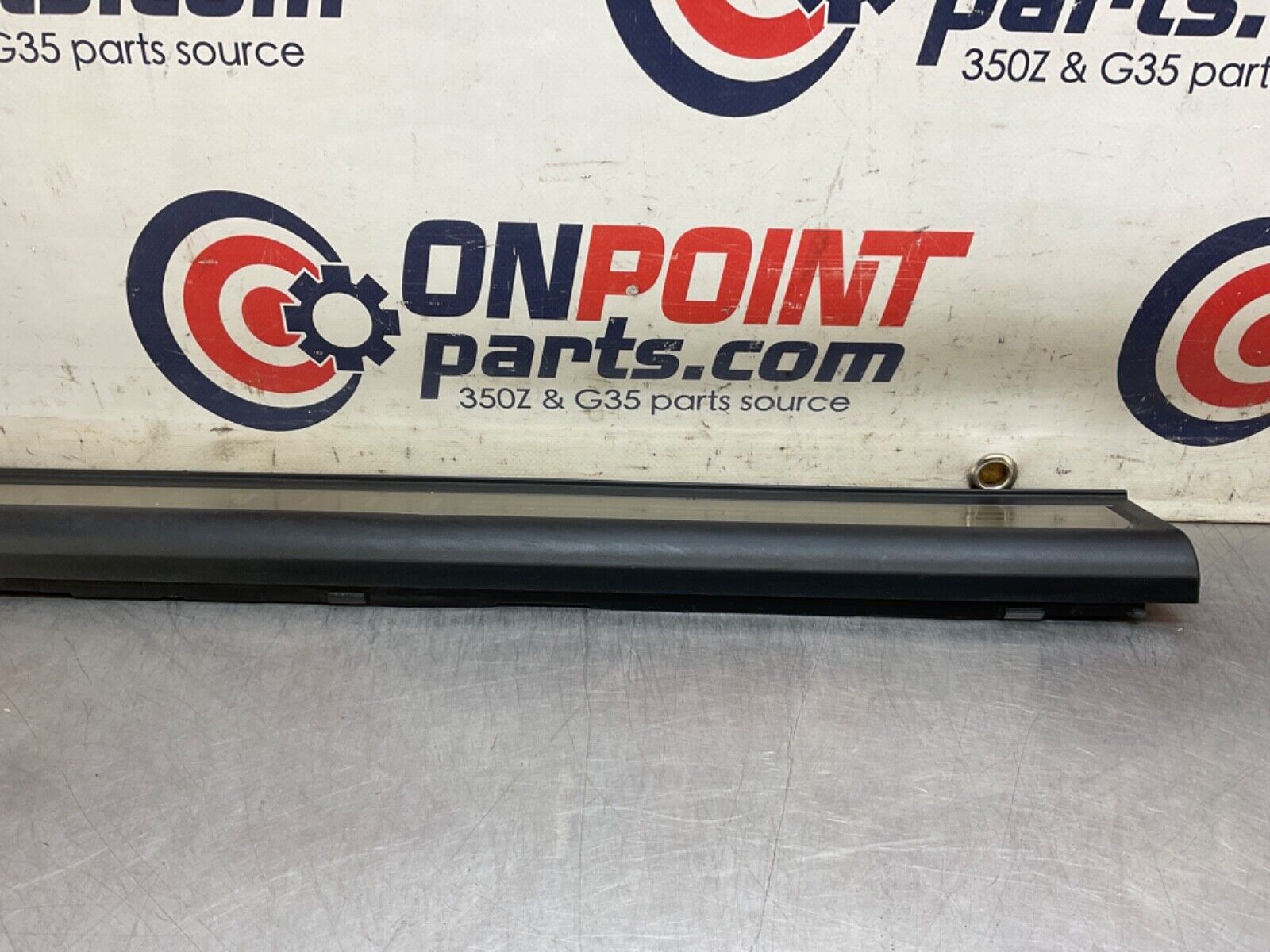 2005 Infiniti V35 G35 Driver Door Threshold Kick Plate Trim 76895 OEM 13BJXE7 - On Point Parts Inc