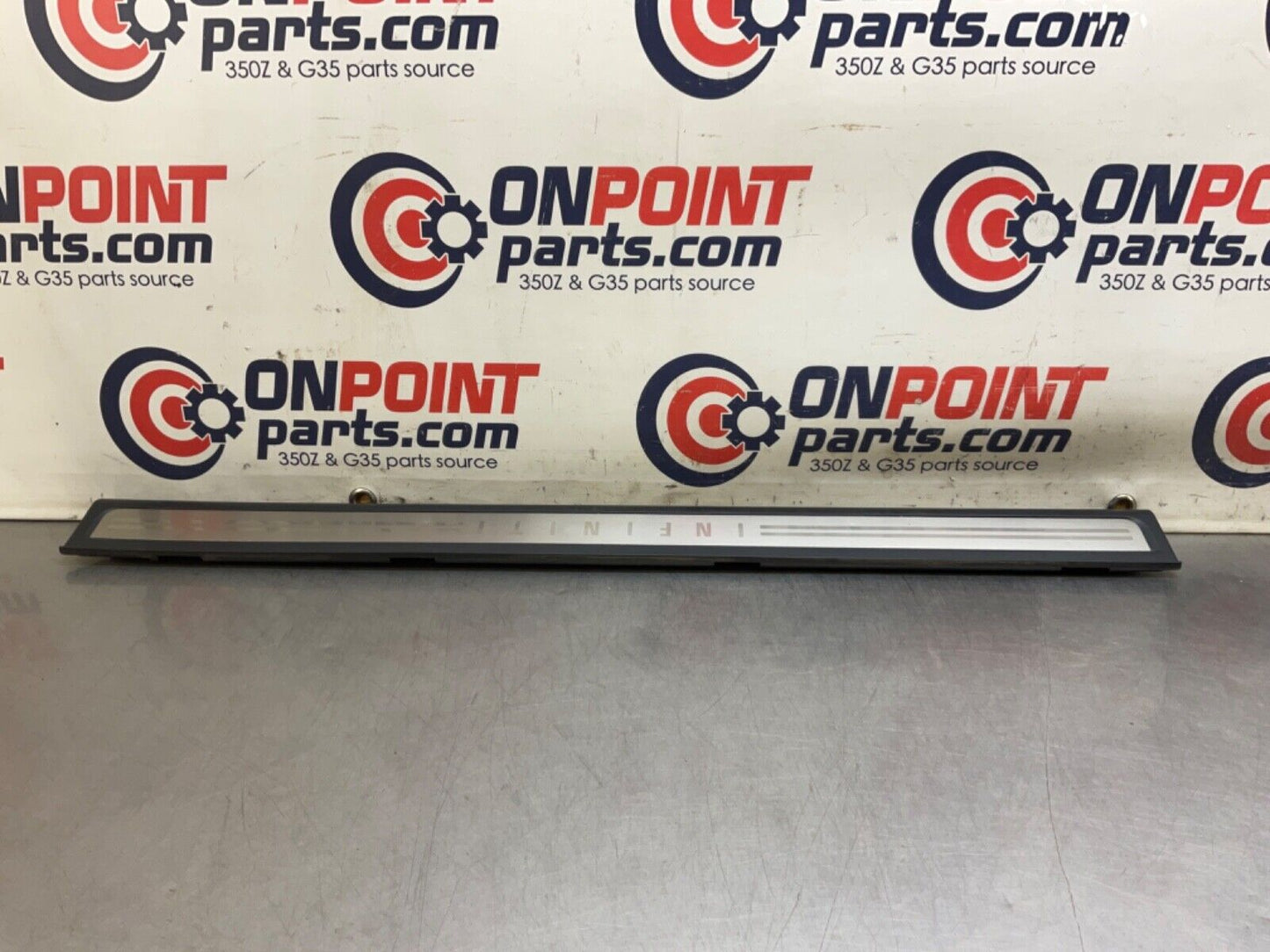 2005 Infiniti V35 G35 Driver Door Threshold Kick Plate Trim 76895 OEM 13BJXE7 - On Point Parts Inc