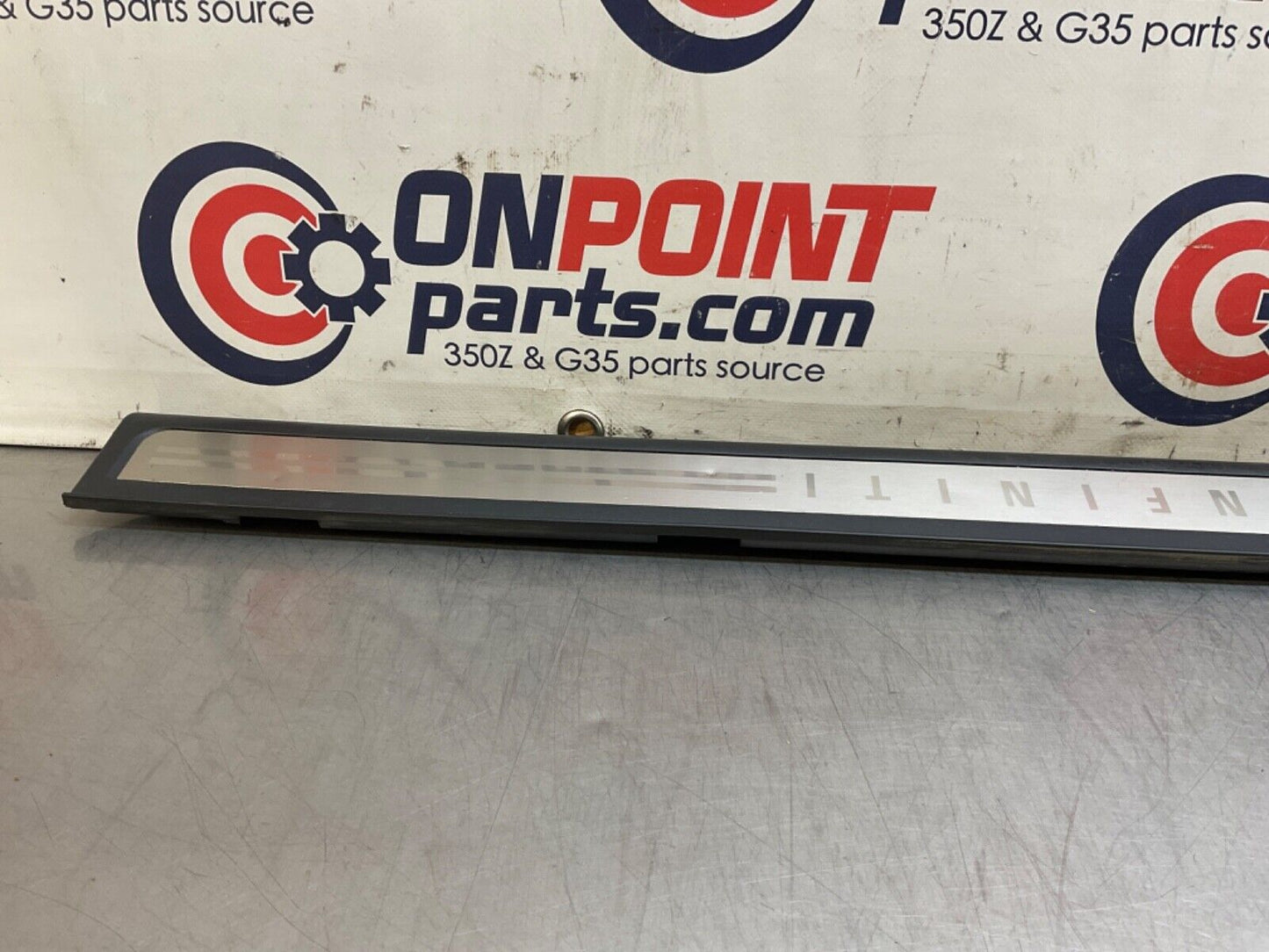 2005 Infiniti V35 G35 Driver Door Threshold Kick Plate Trim 76895 OEM 13BJXE7 - On Point Parts Inc