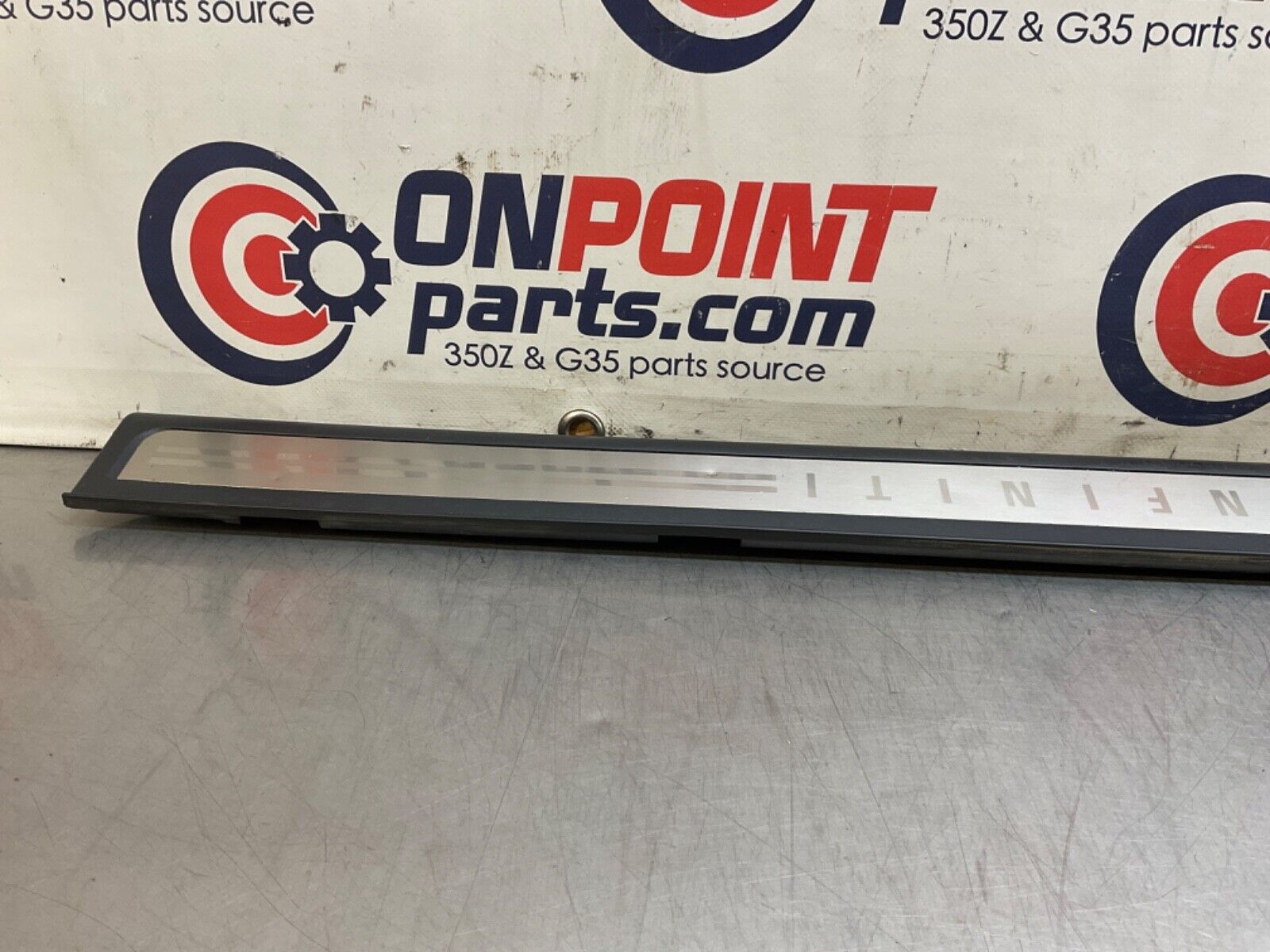 2005 Infiniti V35 G35 Driver Door Threshold Kick Plate Trim 76895 OEM 13BJXE7 - On Point Parts Inc