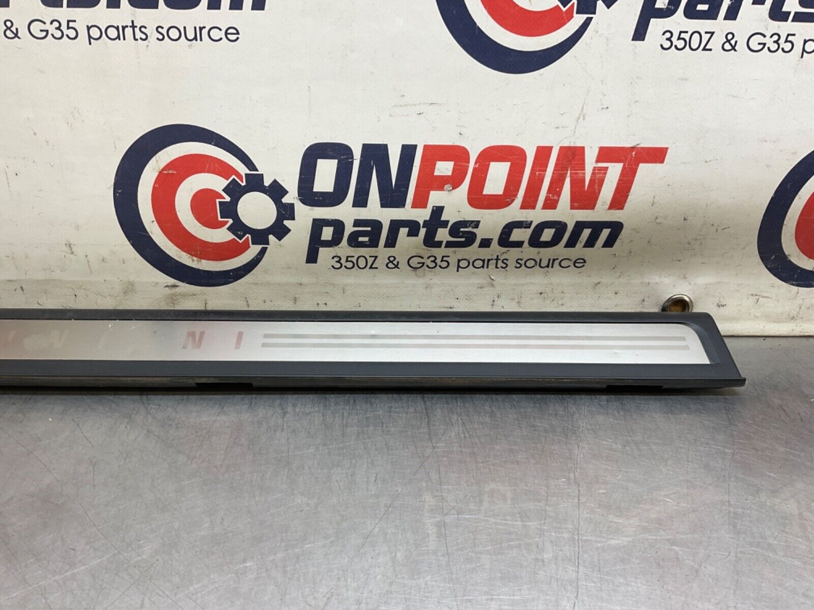 2005 Infiniti V35 G35 Driver Door Threshold Kick Plate Trim 76895 OEM 13BJXE7 - On Point Parts Inc