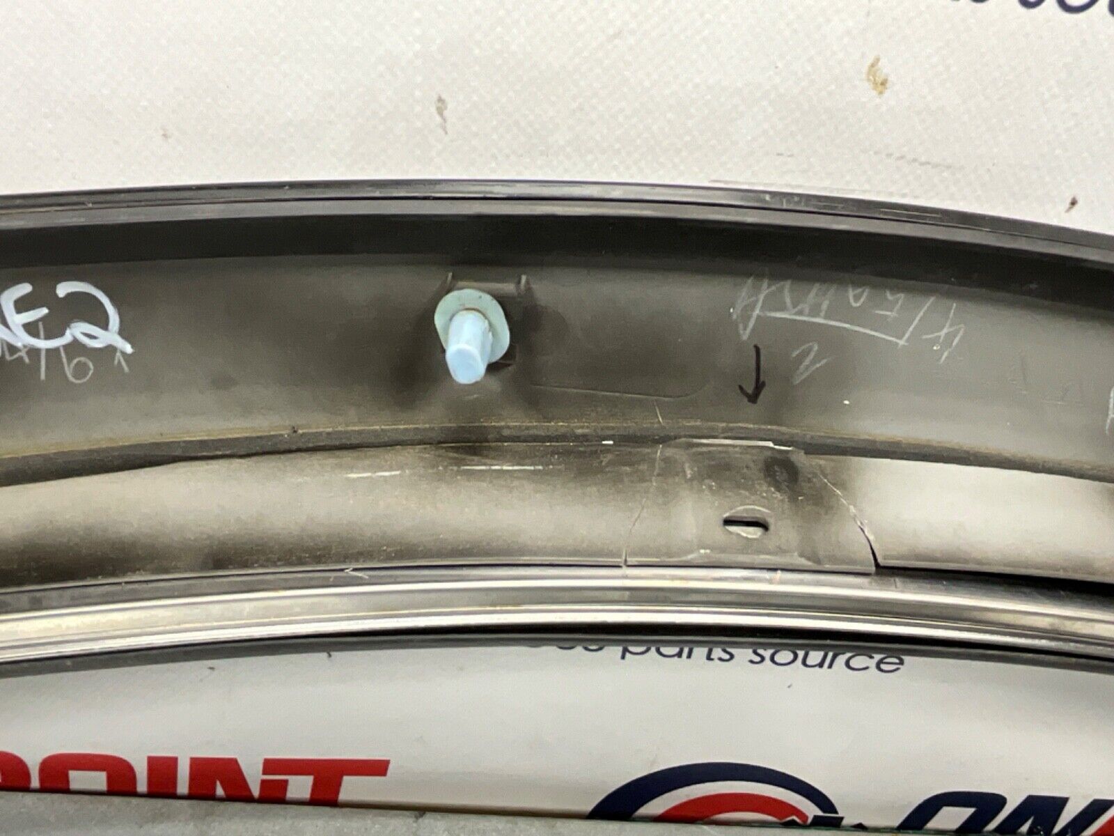 2005 Infiniti V35 G35 Coupe Driver Left Exterior A Pillar Trim 76837 OEM 13BJXE2 - On Point Parts Inc