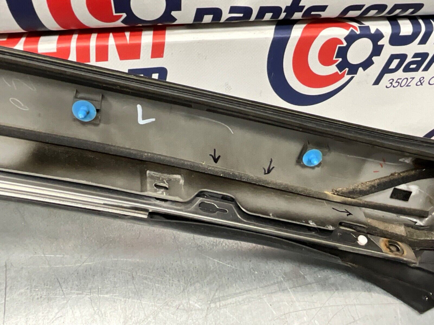 2005 Infiniti V35 G35 Coupe Driver Left Exterior A Pillar Trim 76837 OEM 13BJXE2 - On Point Parts Inc