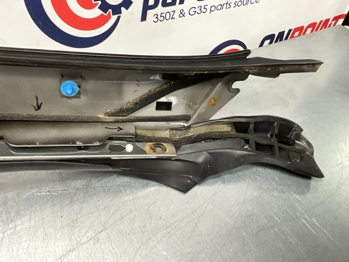 2005 Infiniti V35 G35 Coupe Driver Left Exterior A Pillar Trim 76837 OEM 13BJXE2 - On Point Parts Inc