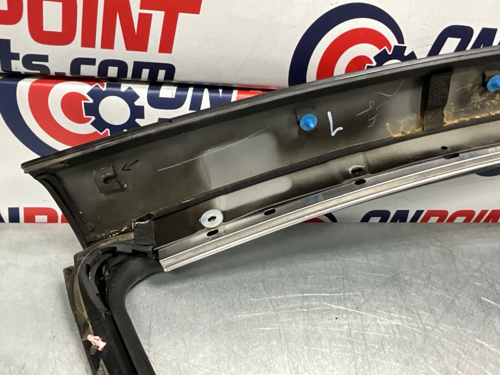 2005 Infiniti V35 G35 Coupe Driver Left Exterior A Pillar Trim 76837 OEM 13BJXE2 - On Point Parts Inc