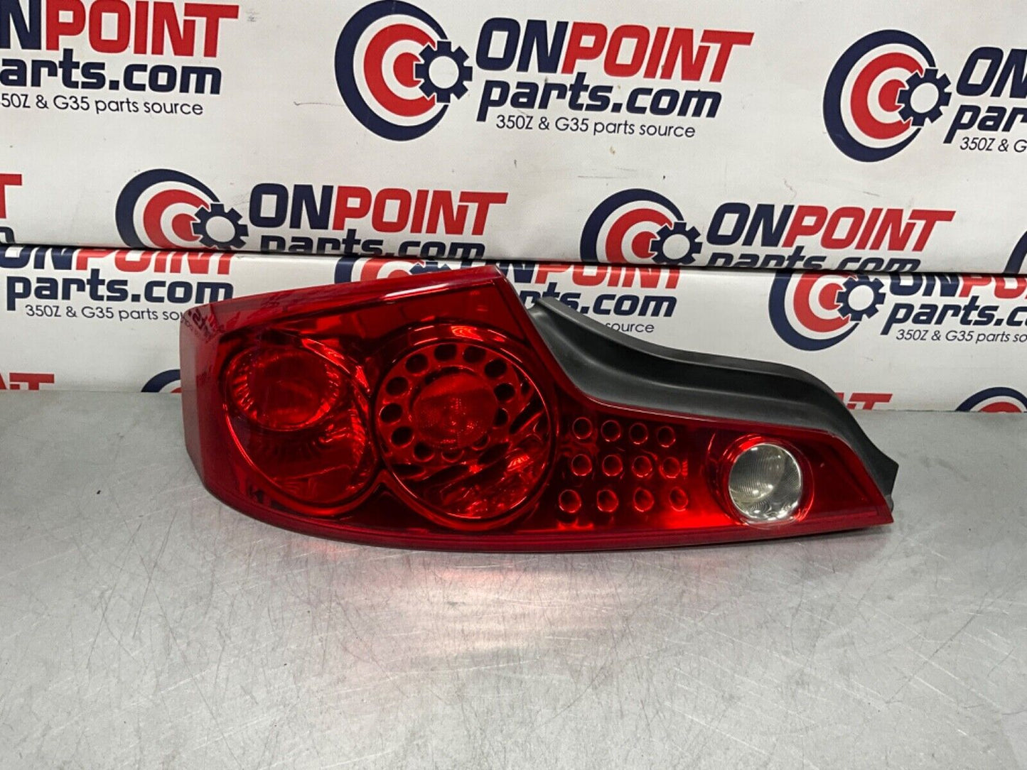 2005 Infiniti V35 G35 Coupe Driver Left Tail Light Assembly OEM 13BJXE2 - On Point Parts Inc