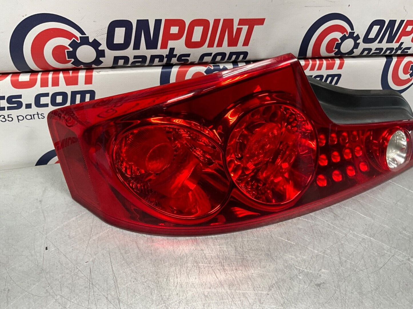 2005 Infiniti V35 G35 Coupe Driver Left Tail Light Assembly OEM 13BJXE2 - On Point Parts Inc