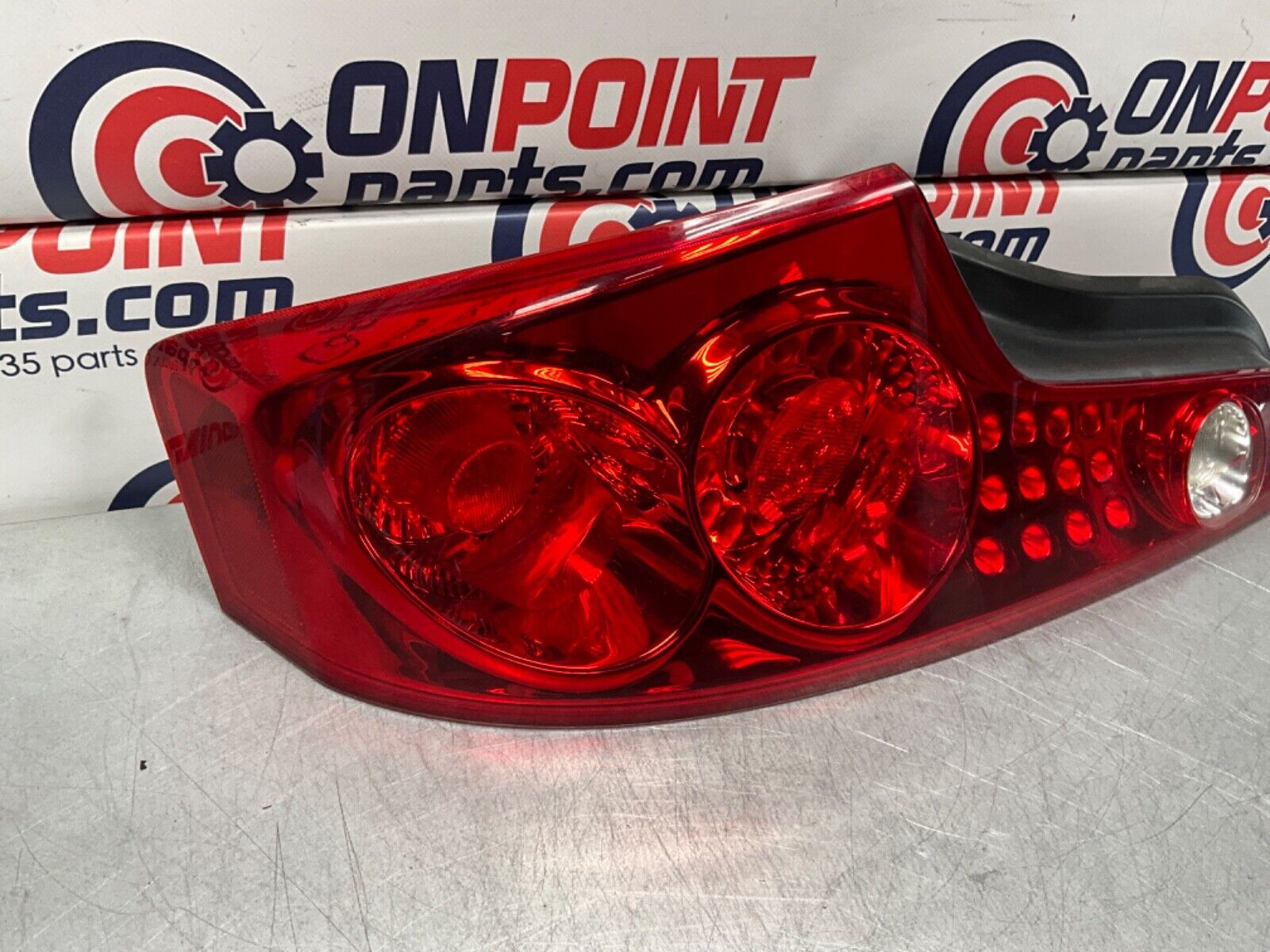 2005 Infiniti V35 G35 Coupe Driver Left Tail Light Assembly OEM 13BJXE2 - On Point Parts Inc