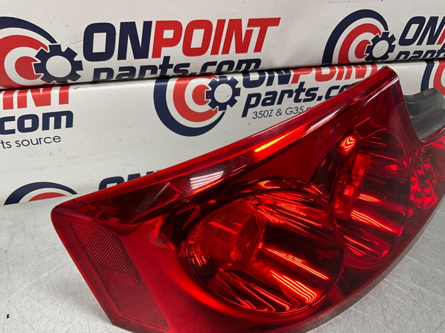 2005 Infiniti V35 G35 Coupe Driver Left Tail Light Assembly OEM 13BJXE2 - On Point Parts Inc