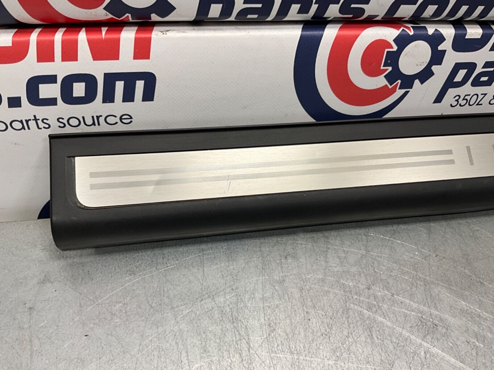 2005 Infiniti V35 G35 Passenger Right Door Threshold Kick Plate Trim OEM 13BJXE7 - On Point Parts Inc