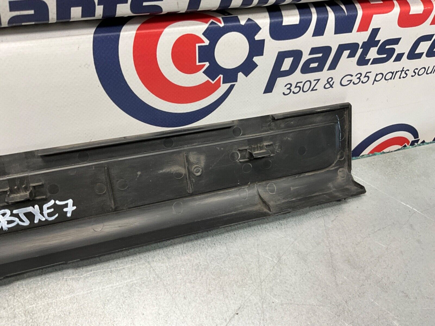 2005 Infiniti V35 G35 Passenger Right Door Threshold Kick Plate Trim OEM 13BJXE7 - On Point Parts Inc