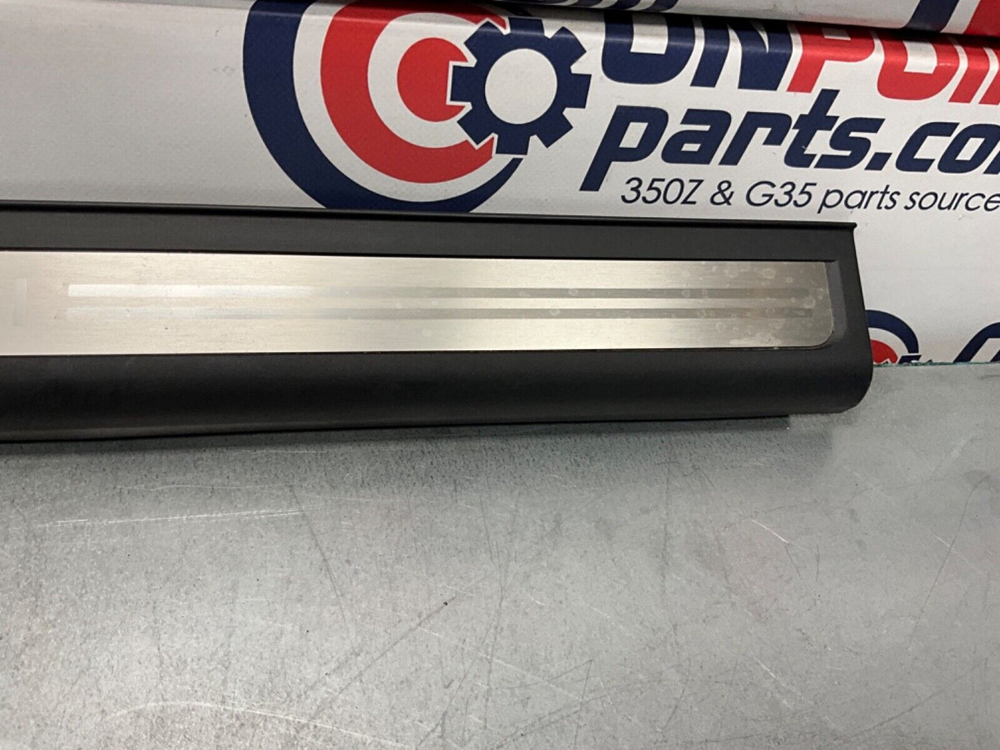 2005 Infiniti V35 G35 Passenger Right Door Threshold Kick Plate Trim OEM 13BJXE7 - On Point Parts Inc