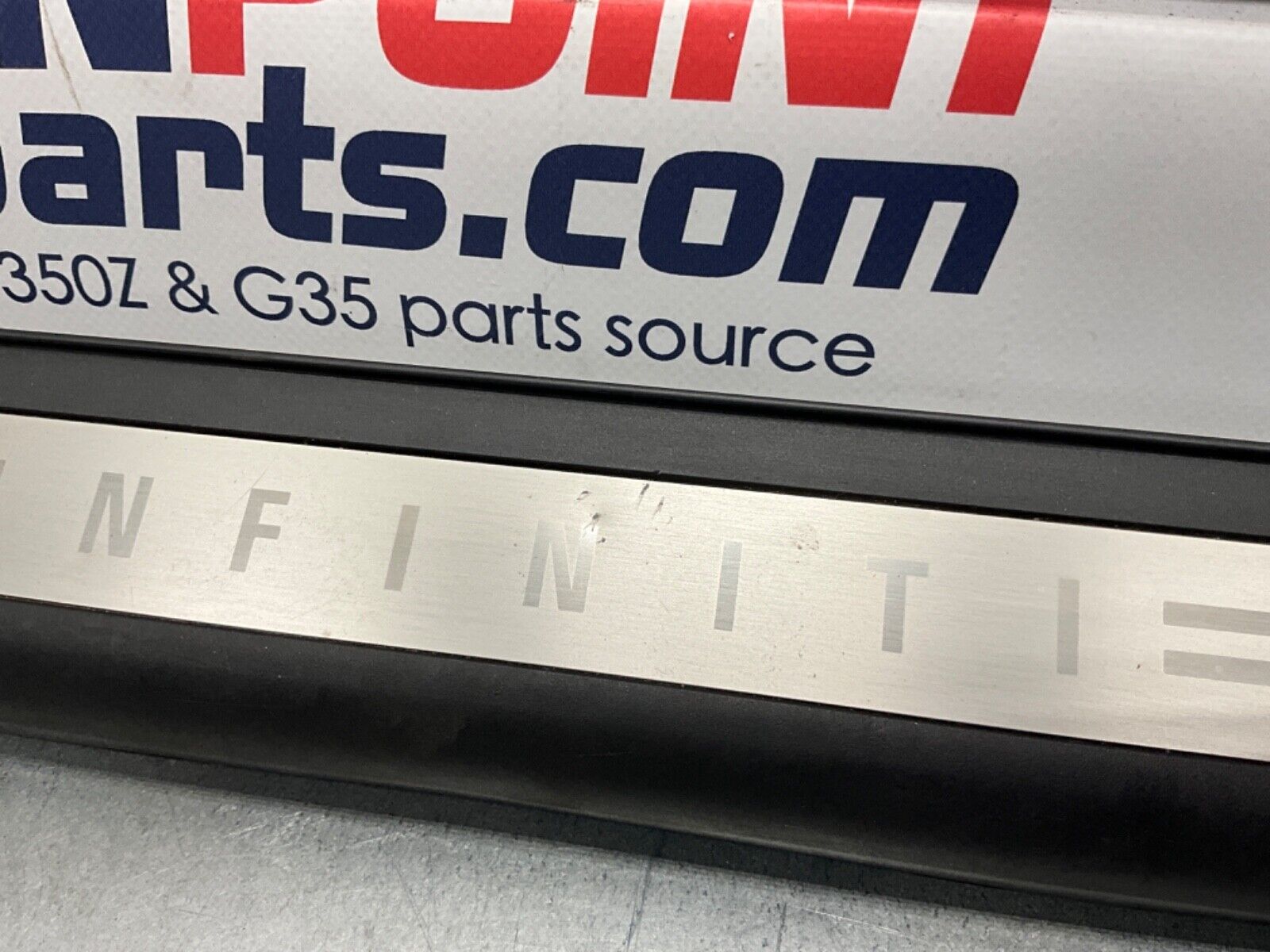 2005 Infiniti V35 G35 Passenger Right Door Threshold Kick Plate Trim OEM 13BJXE7 - On Point Parts Inc