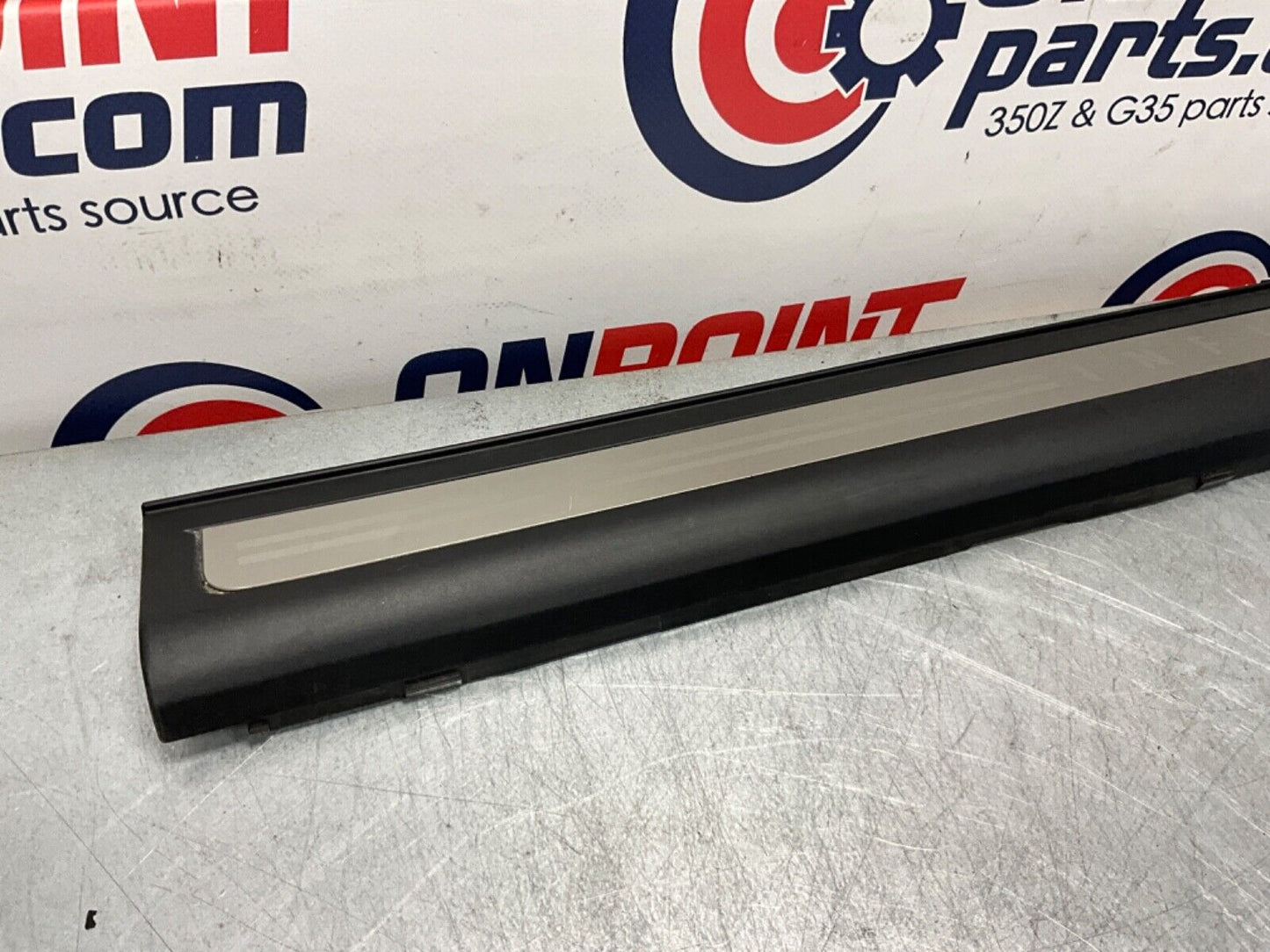 2005 Infiniti V35 G35 Passenger Right Door Threshold Kick Plate Trim OEM 13BJXE7 - On Point Parts Inc