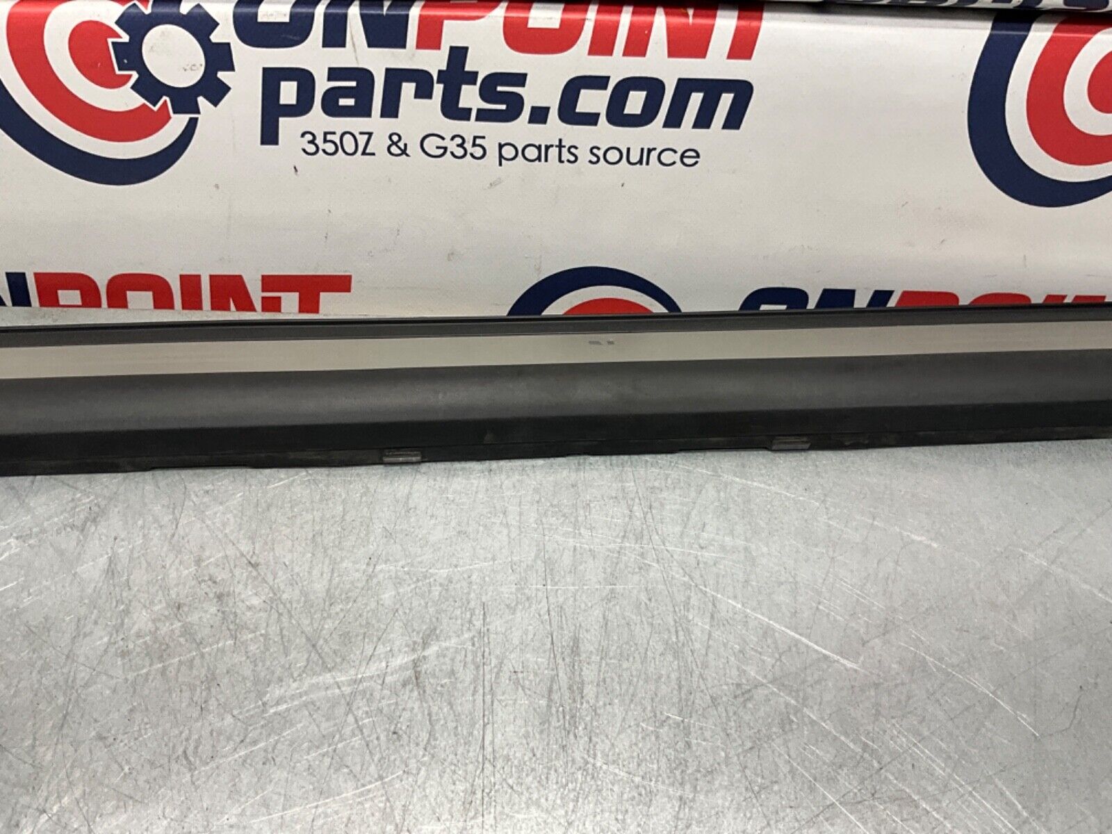 2005 Infiniti V35 G35 Passenger Right Door Threshold Kick Plate Trim OEM 13BJXE7 - On Point Parts Inc