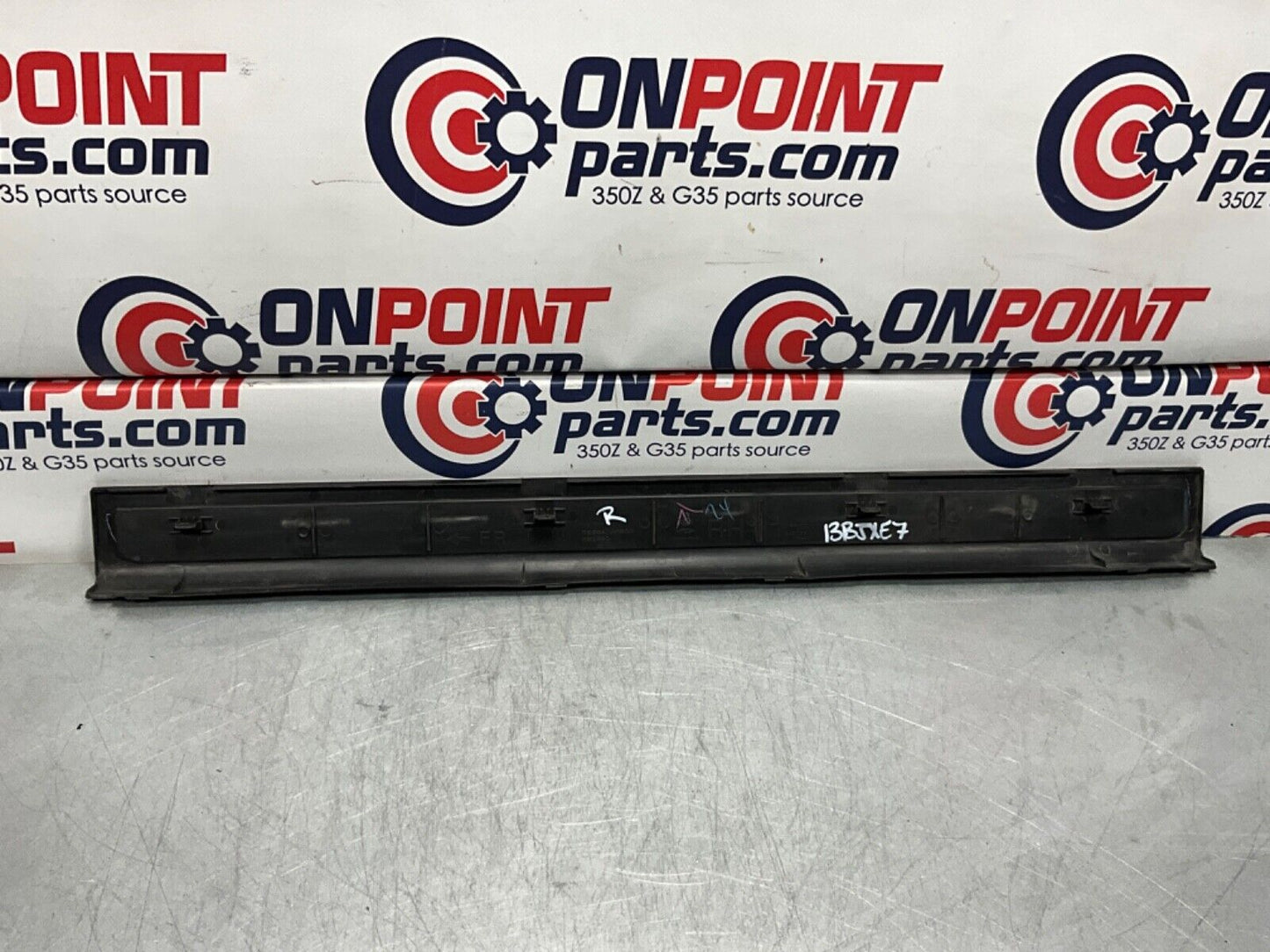 2005 Infiniti V35 G35 Passenger Right Door Threshold Kick Plate Trim OEM 13BJXE7 - On Point Parts Inc