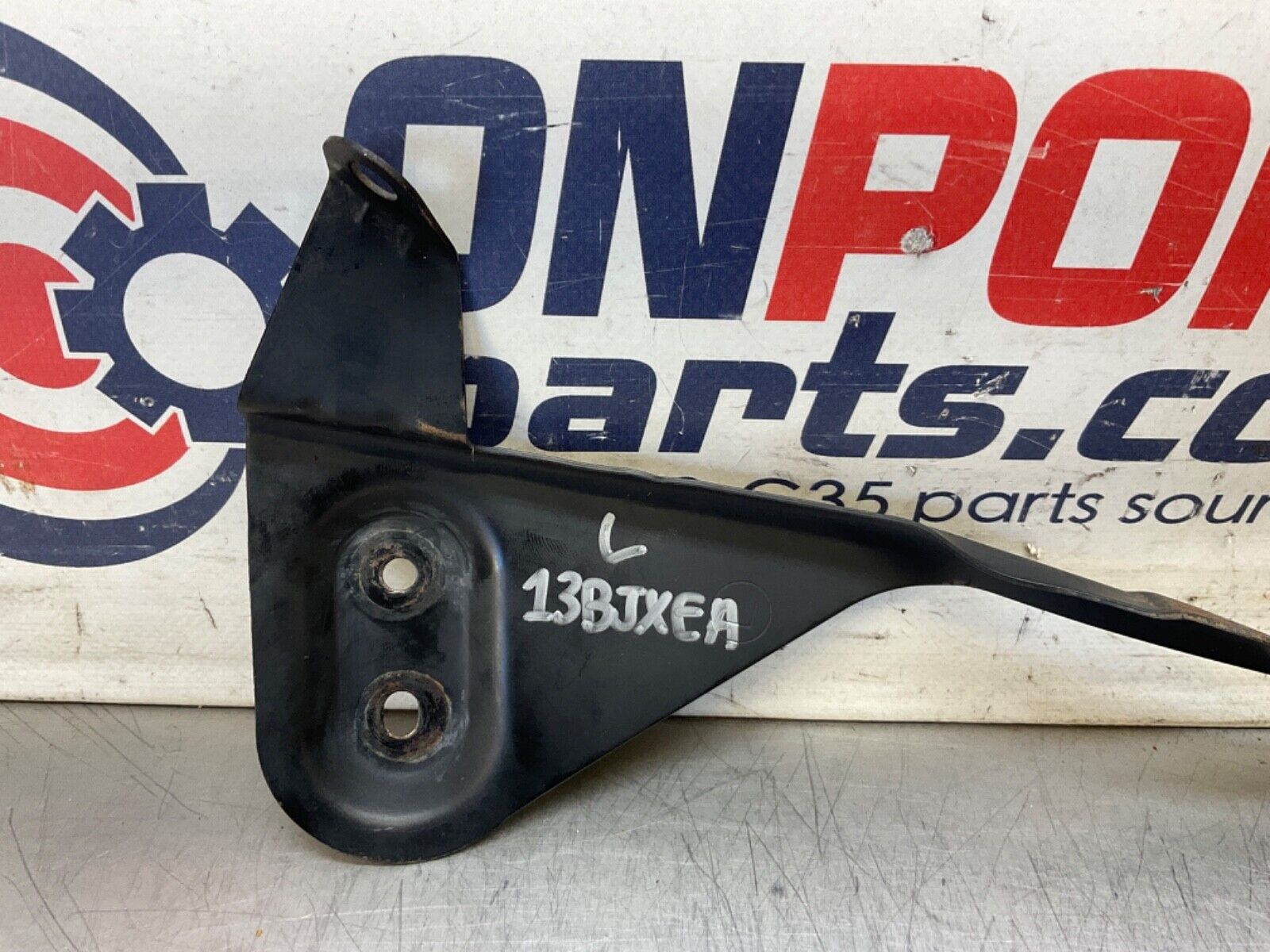 2005 Infiniti V35 G35 Driver Left Fender Core Support Bracket OEM 13BJXEA - On Point Parts Inc