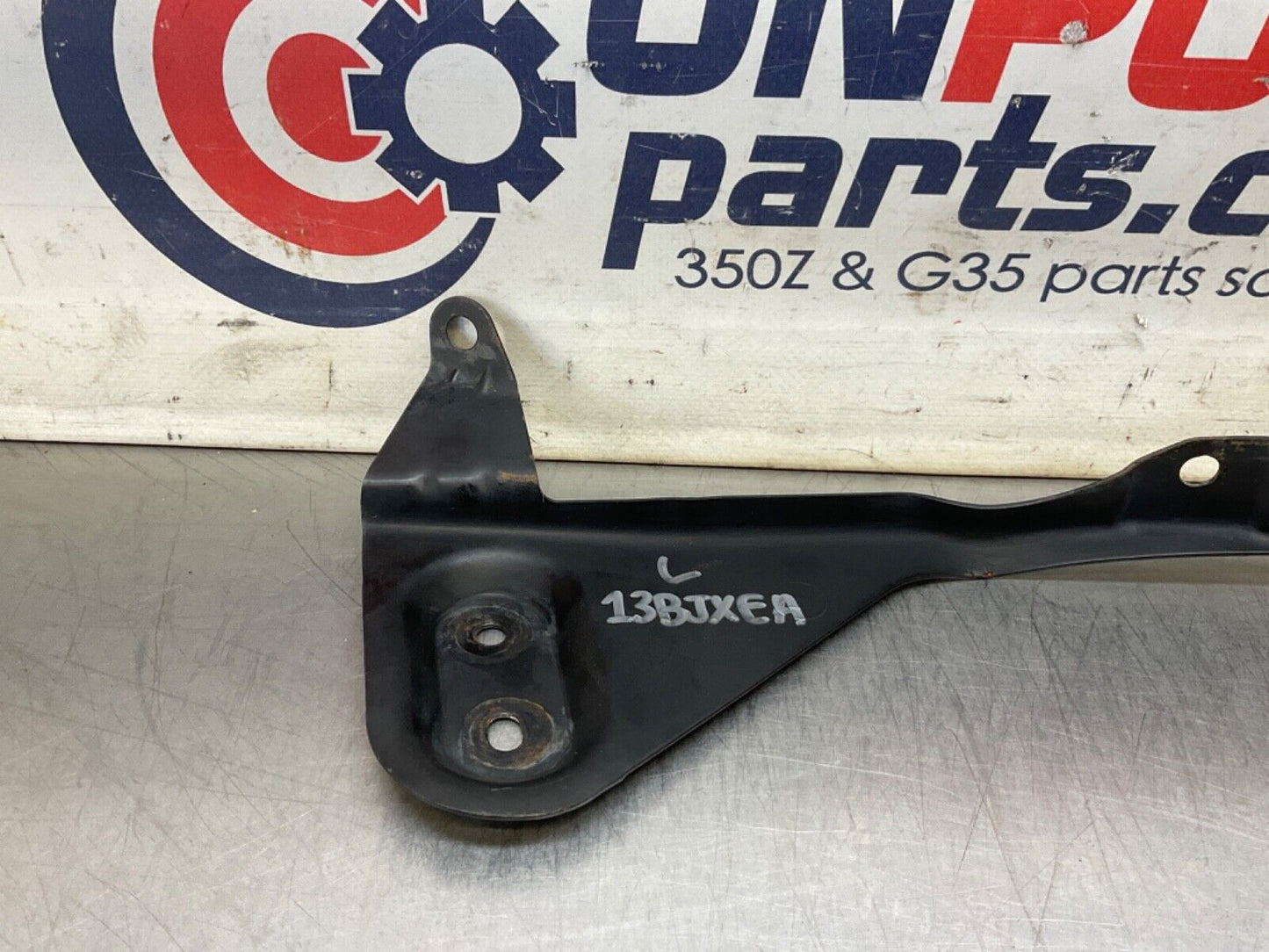 2005 Infiniti V35 G35 Driver Left Fender Core Support Bracket OEM 13BJXEA - On Point Parts Inc