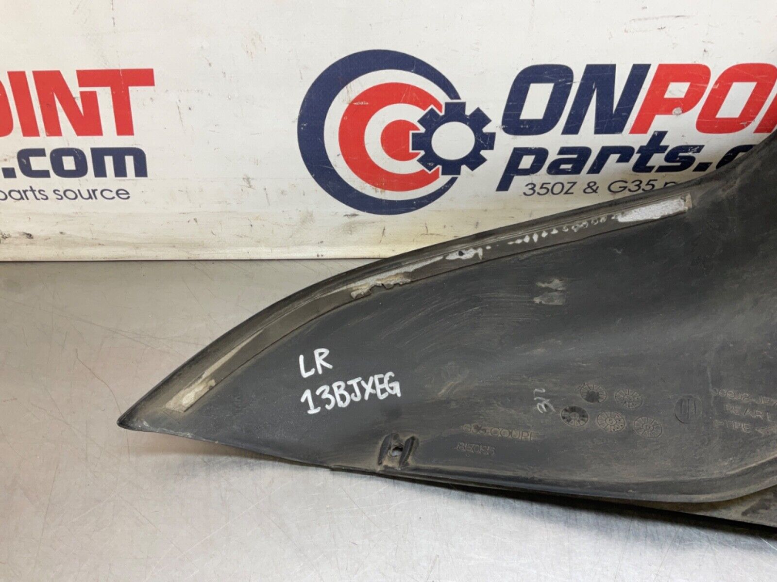 2005 Infiniti V35 G35 Driver Left Rear Mud Flap Splash Gaurd OEM 13BJXEG - On Point Parts Inc