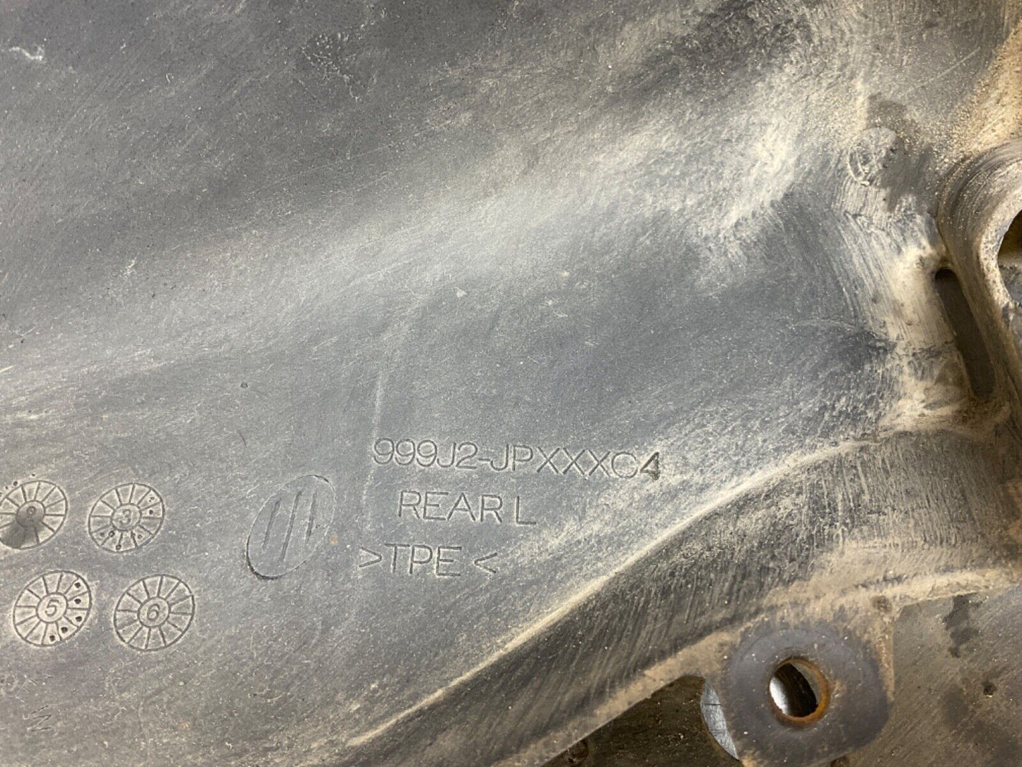 2005 Infiniti V35 G35 Driver Left Rear Mud Flap Splash Gaurd OEM 13BJXEG - On Point Parts Inc