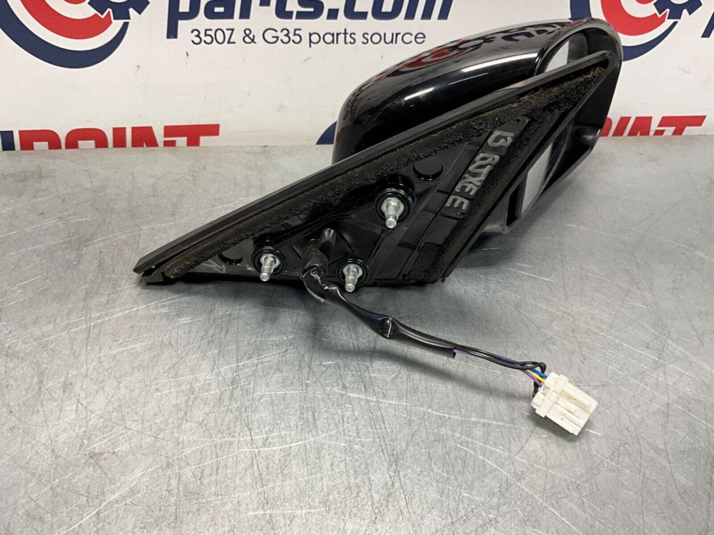 2005 Infiniti V35 G35 Coupe Passenger Right Powered Side View Mirror OEM 13BJXEE - On Point Parts Inc