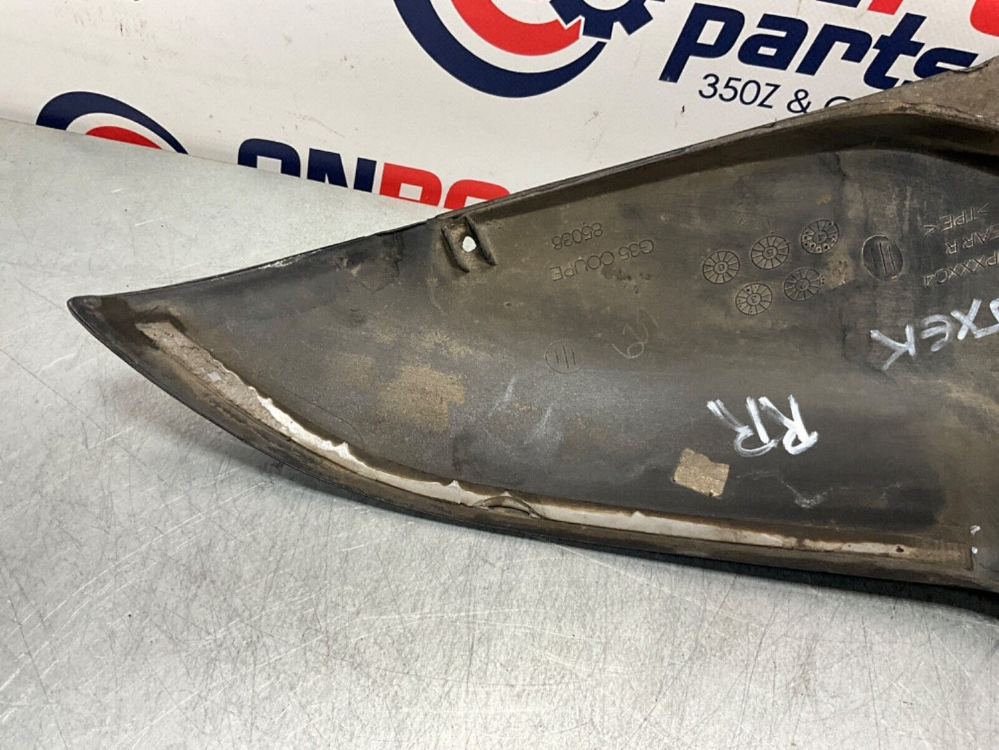 2005 Infiniti V35 G35 Passenger Right Rear Splash Guard Mud Flap OEM 13BJXEK - On Point Parts Inc