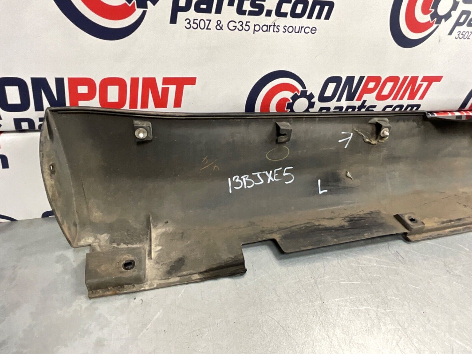 2005 Infiniti V35 G35 Coupe Driver Left Side Skirt Rocker Panel OEM 13BJXE5 - On Point Parts Inc