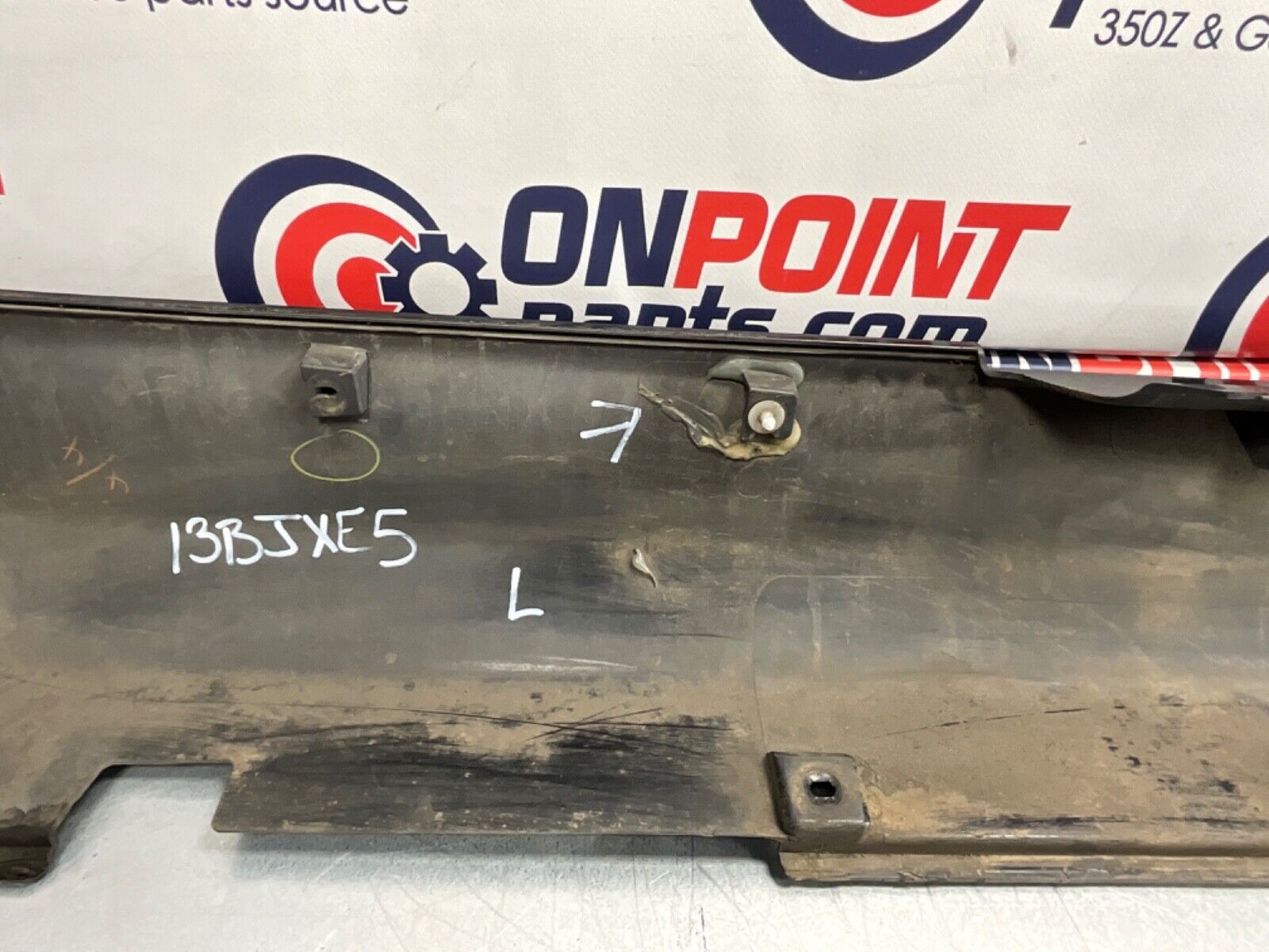 2005 Infiniti V35 G35 Coupe Driver Left Side Skirt Rocker Panel OEM 13BJXE5 - On Point Parts Inc