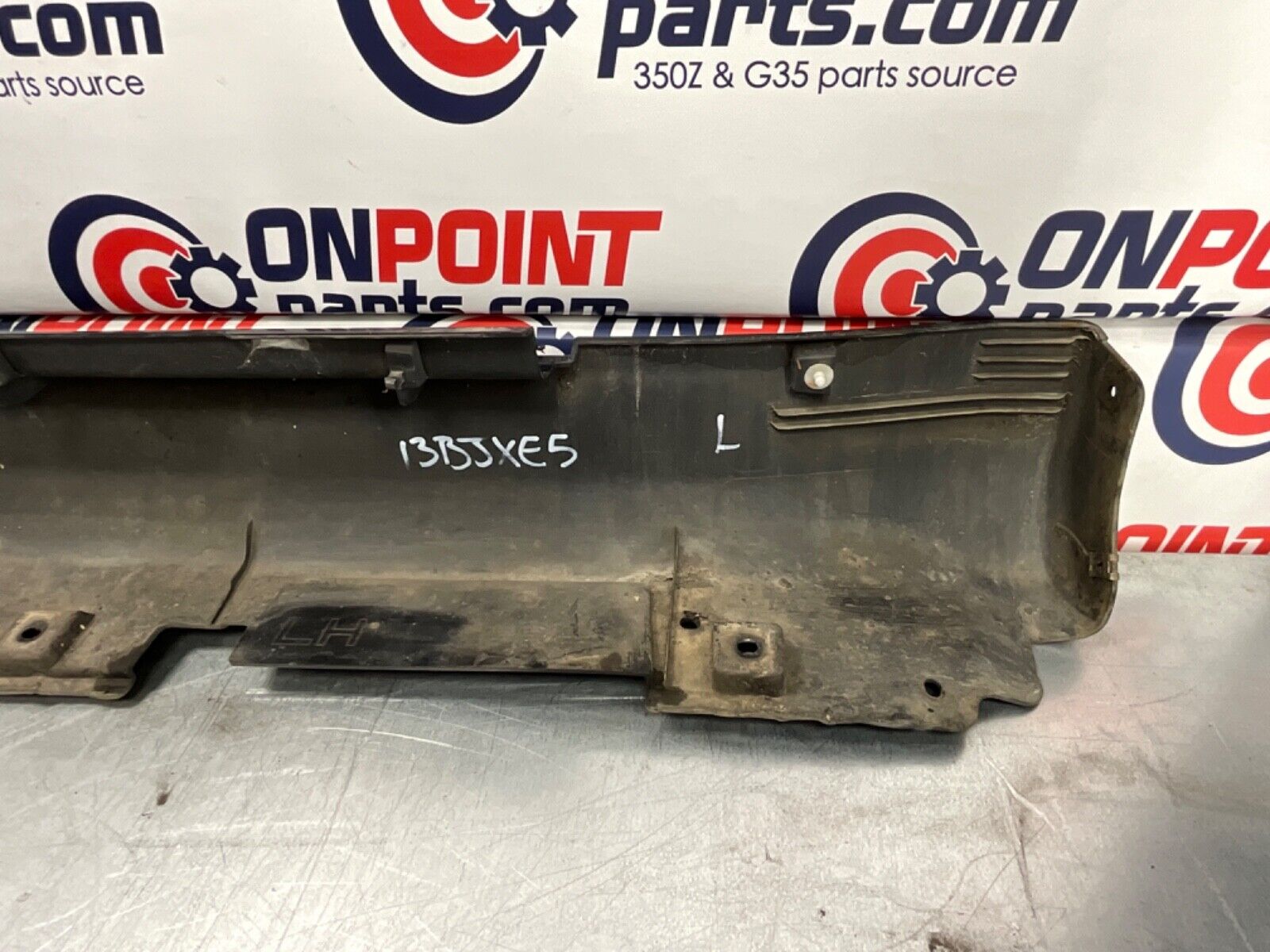 2005 Infiniti V35 G35 Coupe Driver Left Side Skirt Rocker Panel OEM 13BJXE5 - On Point Parts Inc