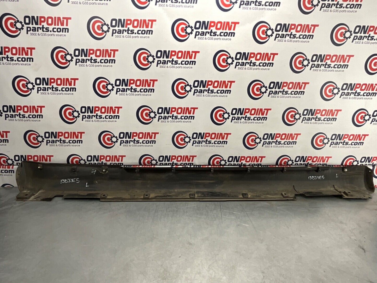 2005 Infiniti V35 G35 Coupe Driver Left Side Skirt Rocker Panel OEM 13BJXE5 - On Point Parts Inc