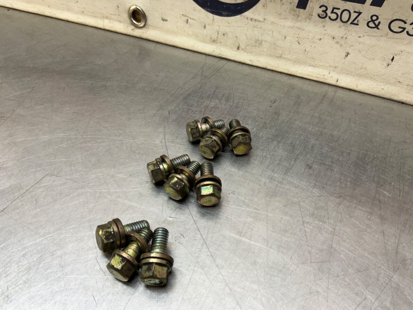 2005 Infiniti V35 G35 Manual Transmission Clutch Bolts Hardware OEM 13BJXEC - On Point Parts Inc