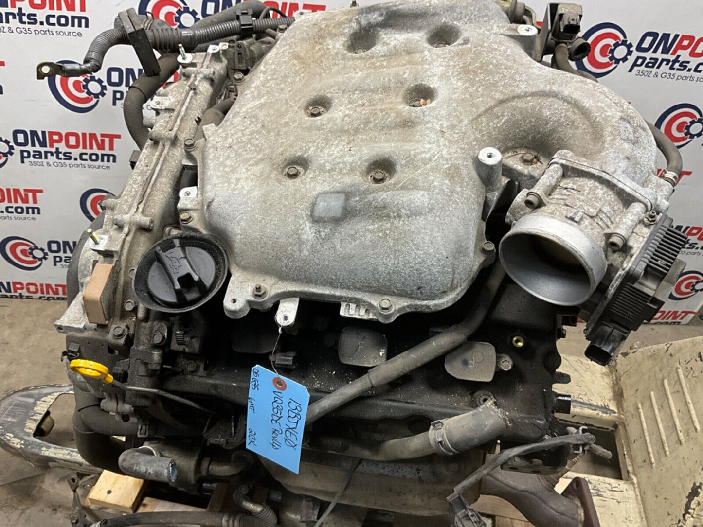 2005 Infiniti V35 G35 VQ35DE RevUp Engine 6MT 213k OEM 13BJXE1 - On Point Parts Inc