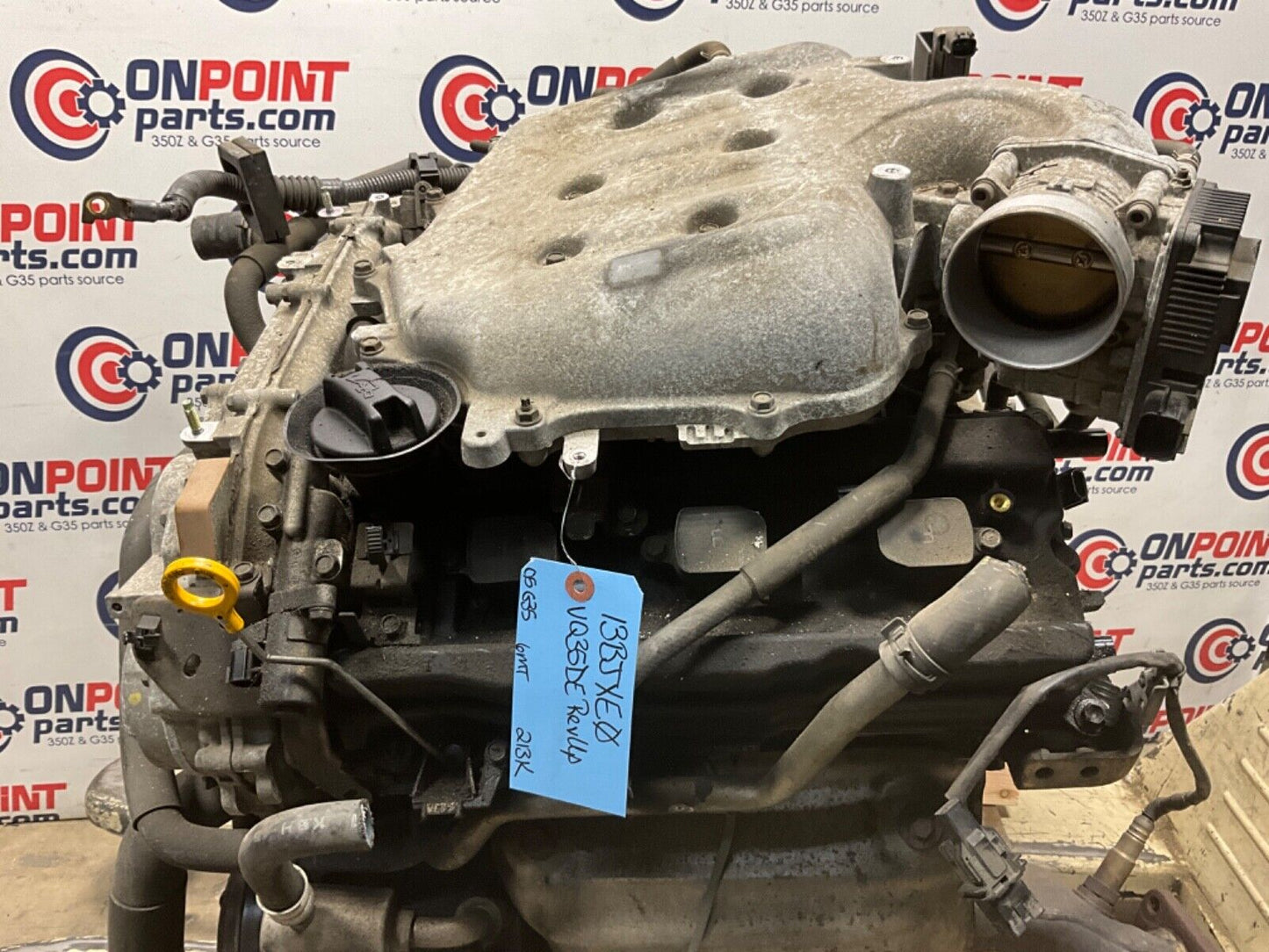 2005 Infiniti V35 G35 VQ35DE RevUp Engine 6MT 213k OEM 13BJXE1 - On Point Parts Inc