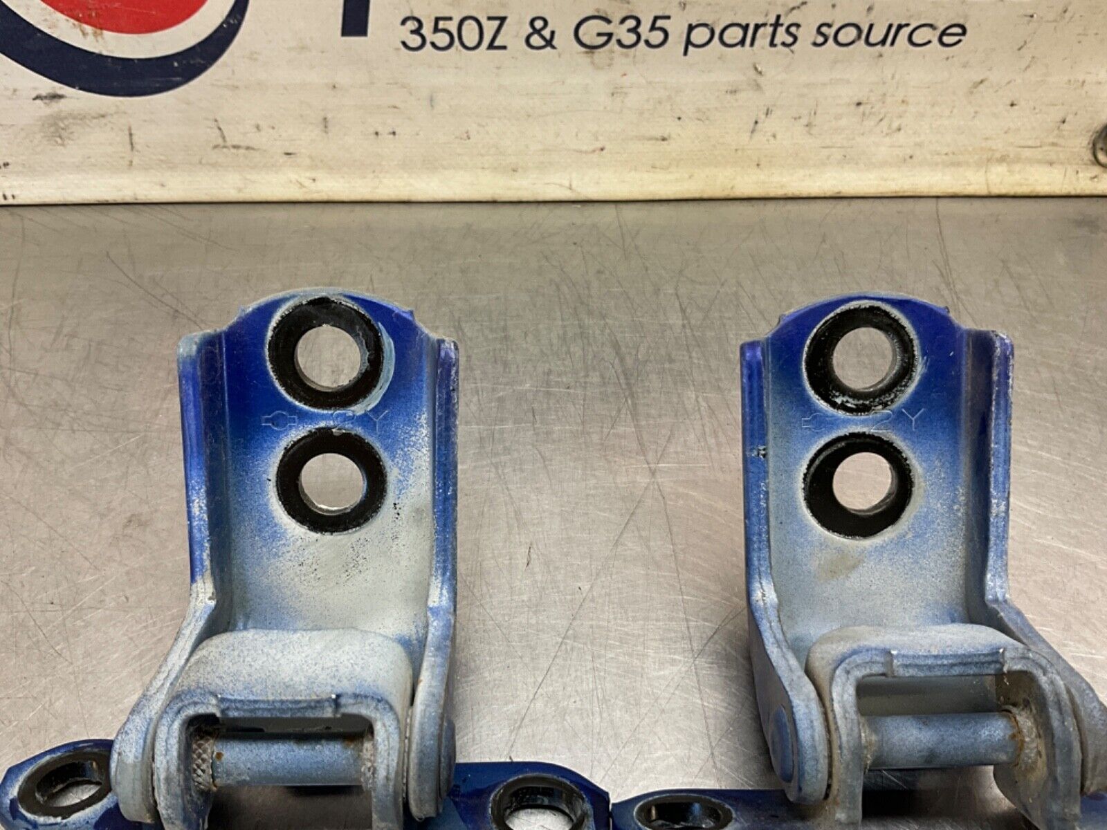 2003 Nissan Z33 350Z Passenger Right Door Hinges OEM 21BKGEE - On Point Parts Inc