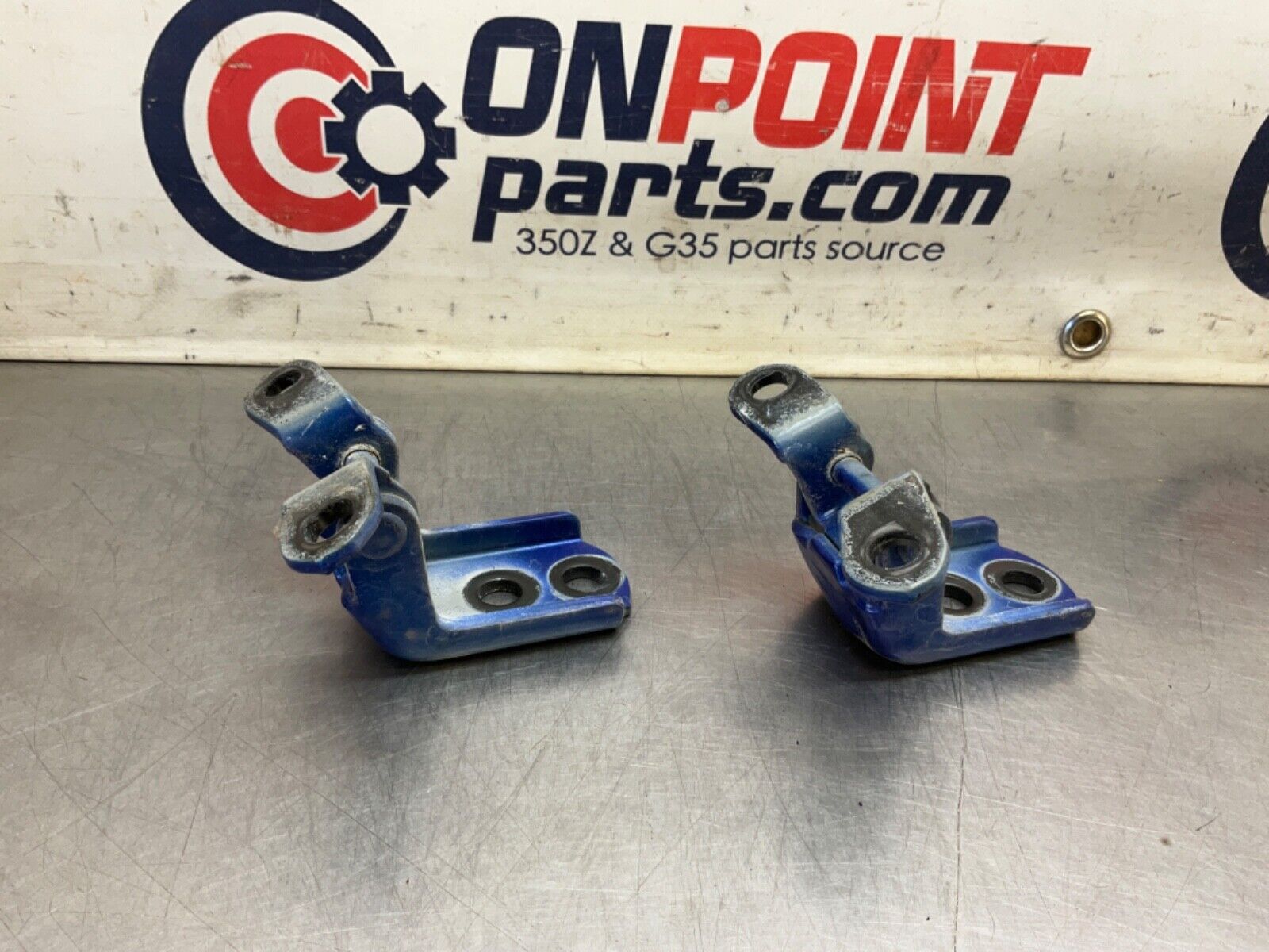 2003 Nissan Z33 350Z Passenger Right Door Hinges OEM 21BKGEE - On Point Parts Inc