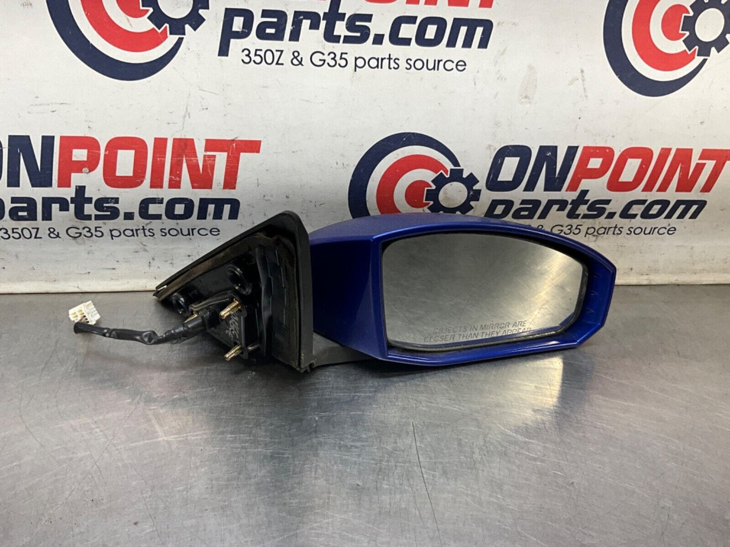 2003 Nissan Z33 350Z Passenger Right Powered Side View Mirror OEM 21BKGEE - On Point Parts Inc
