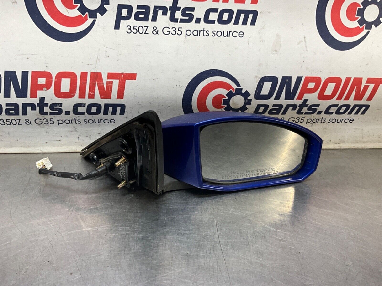 2003 Nissan Z33 350Z Passenger Right Powered Side View Mirror OEM 21BKGEE - On Point Parts Inc