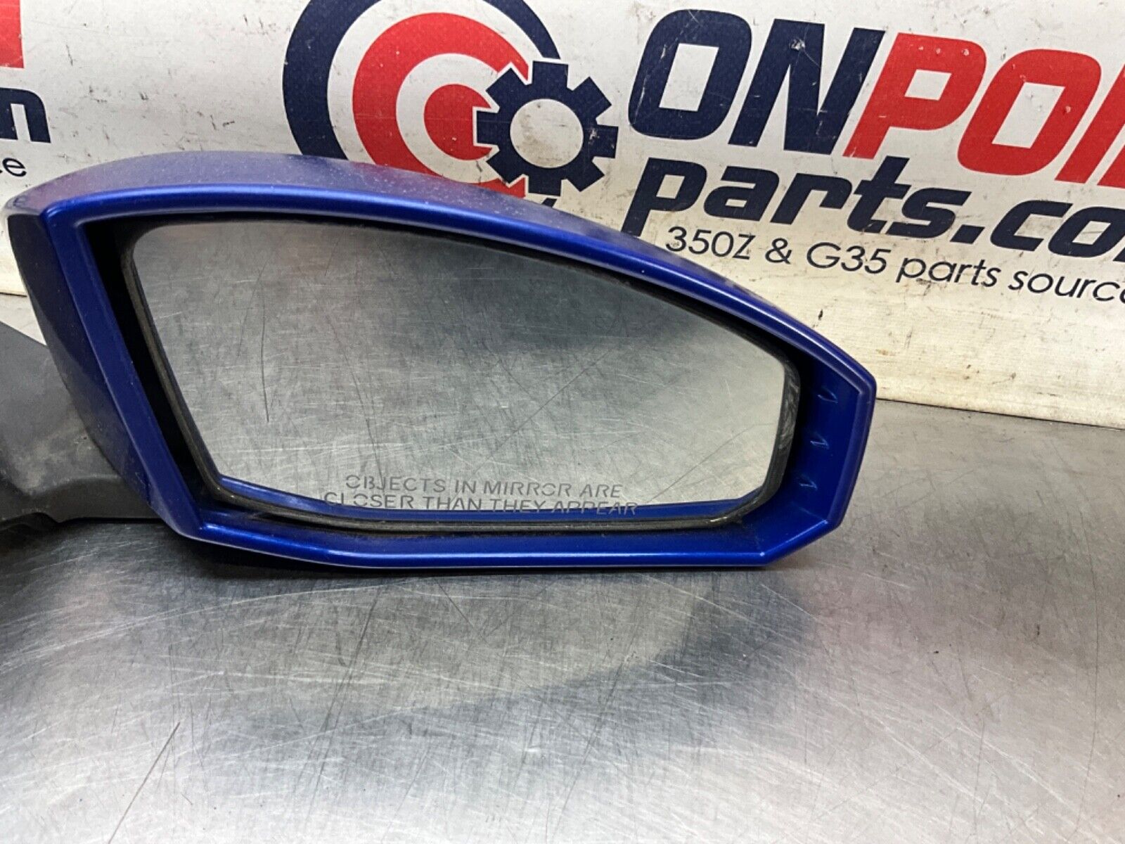 2003 Nissan Z33 350Z Passenger Right Powered Side View Mirror OEM 21BKGEE - On Point Parts Inc