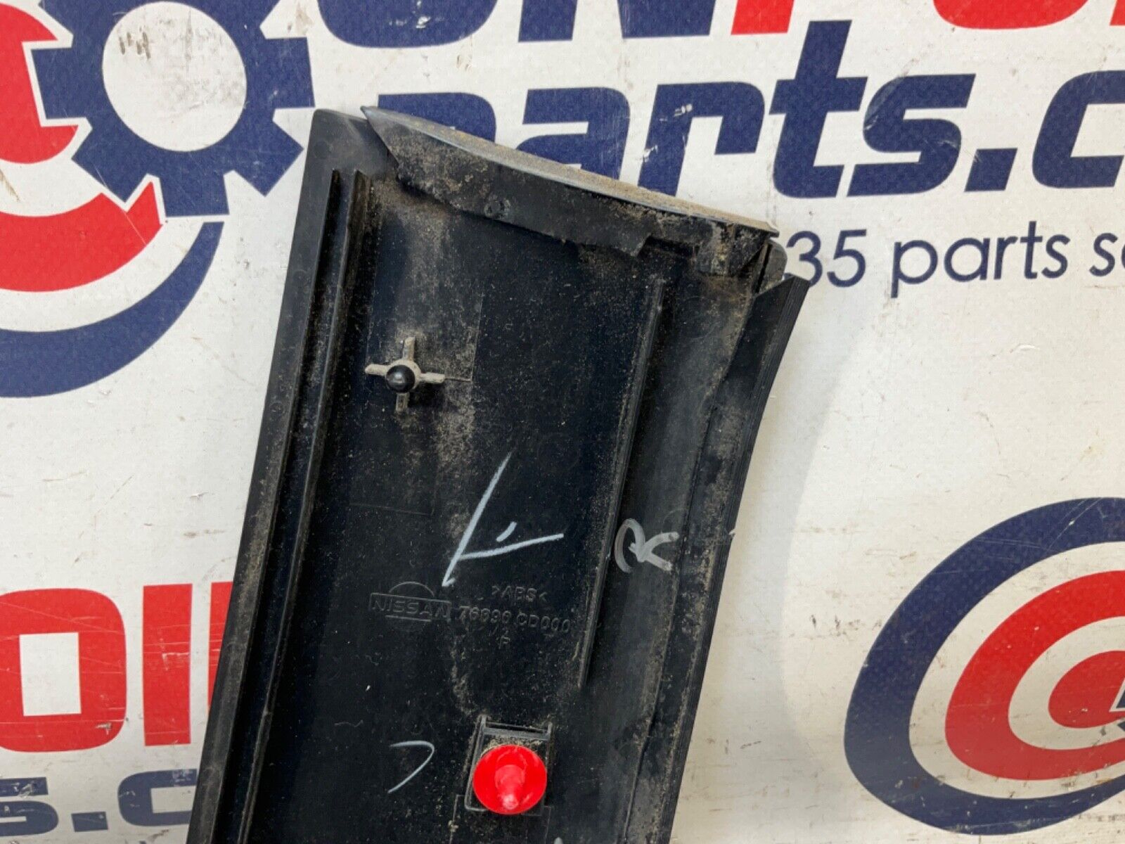 2003 Nissan Z33 350Z Passenger Right Exterior B Pillar Lock Trim OEM 21BKGEE - On Point Parts Inc