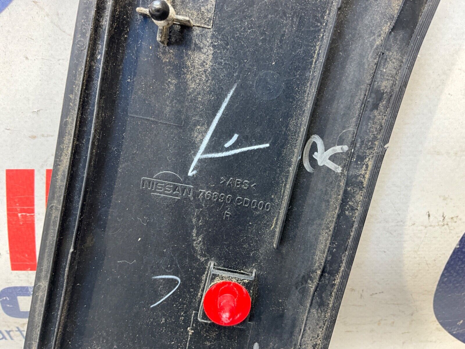 2003 Nissan Z33 350Z Passenger Right Exterior B Pillar Lock Trim OEM 21BKGEE - On Point Parts Inc