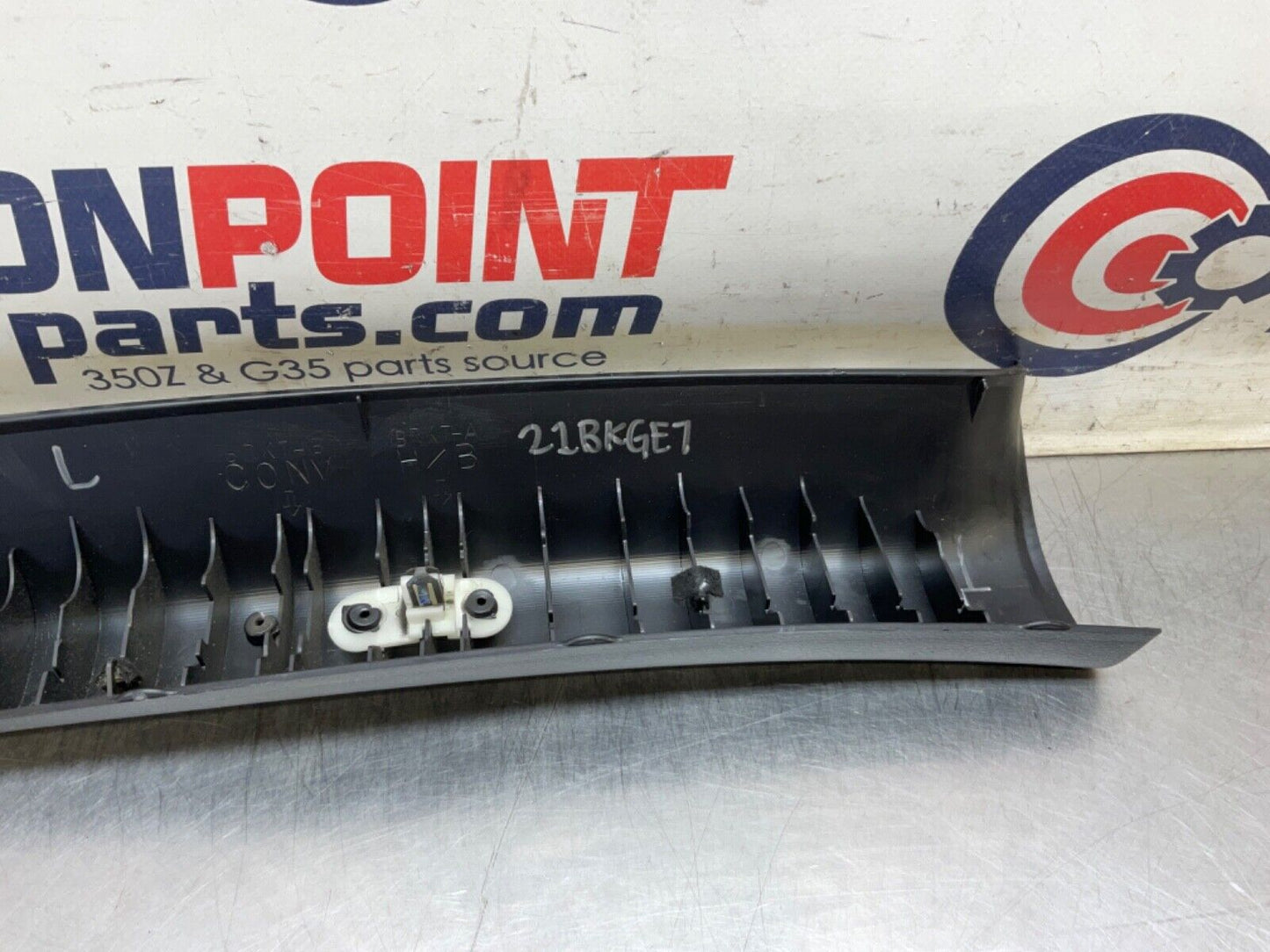 2003 Nissan Z33 350Z Driver Left Interior A Pillar Trim 76912 OEM 21BKGE7 - On Point Parts Inc