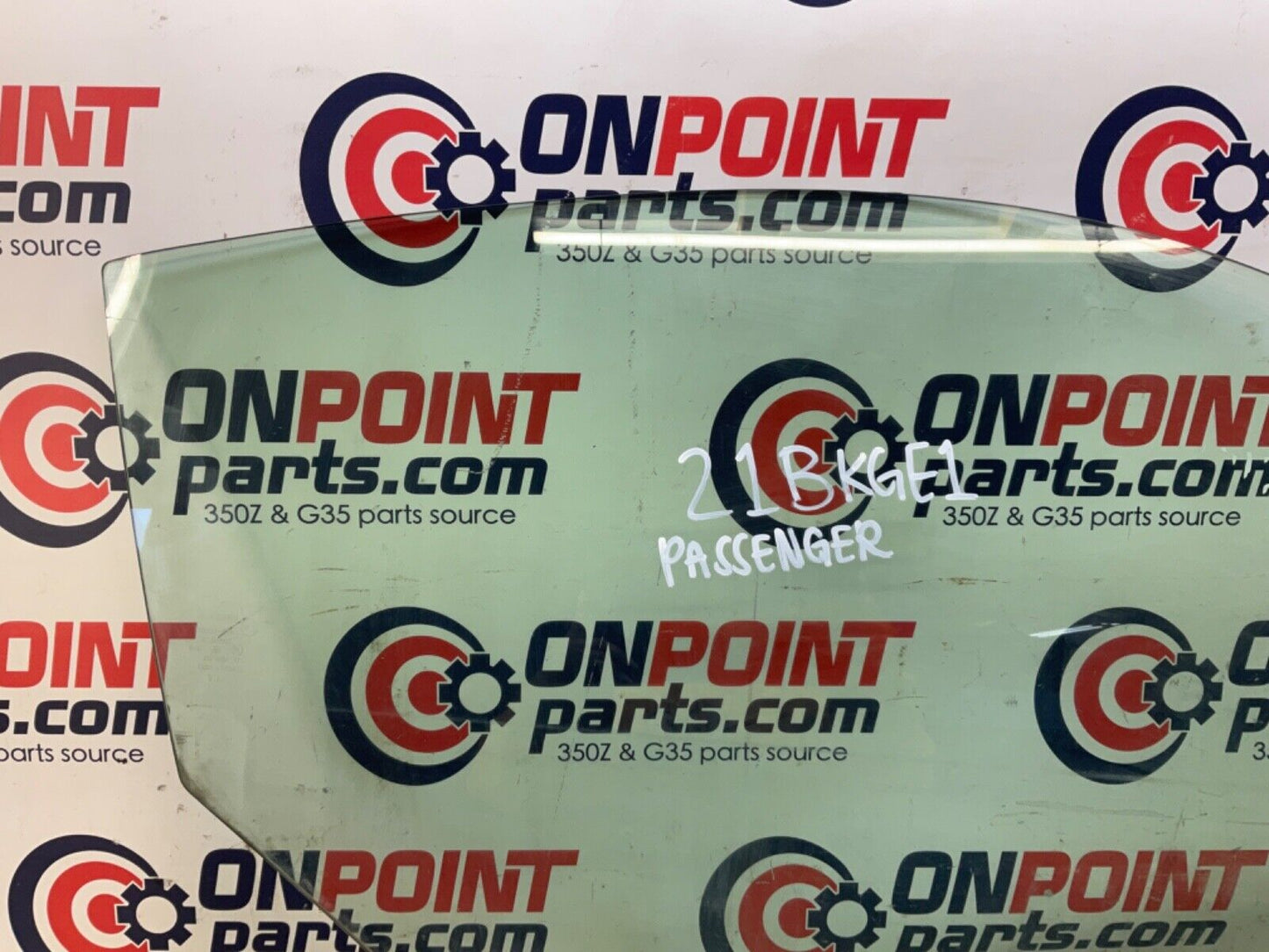2003 Nissan Z33 350Z Passenger Right Window Glass 80320 OEM 21BKGE1 - On Point Parts Inc