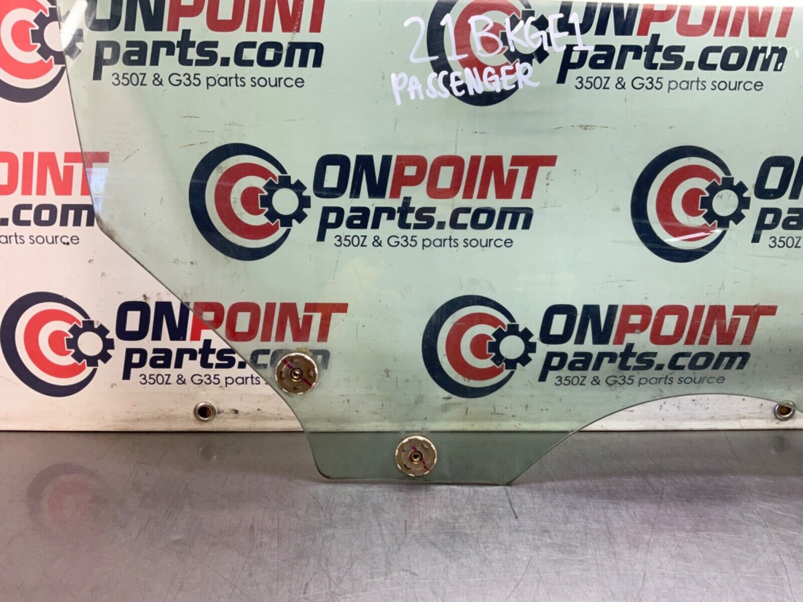 2003 Nissan Z33 350Z Passenger Right Window Glass 80320 OEM 21BKGE1 - On Point Parts Inc