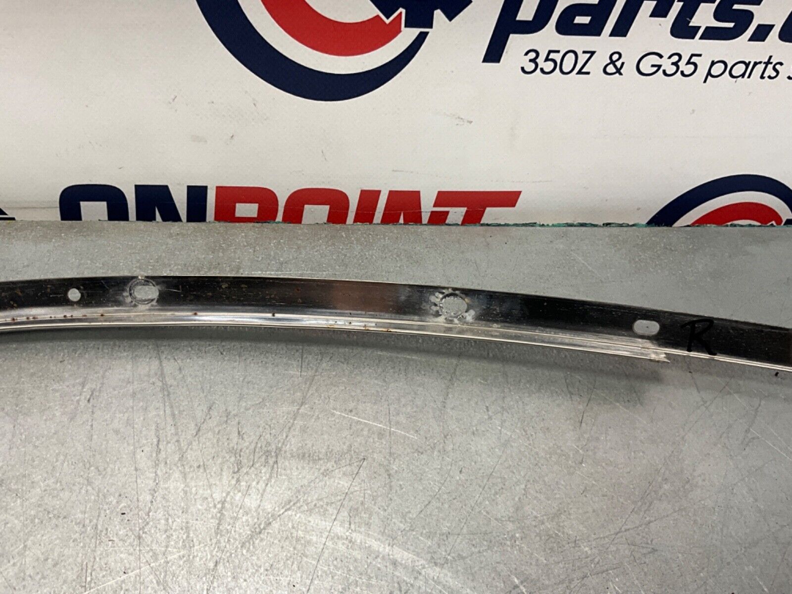 2003 Nissan Z33 350Z Passenger Right Exterior A Pillar Mount Bracket OEM 21BKGE2 - On Point Parts Inc