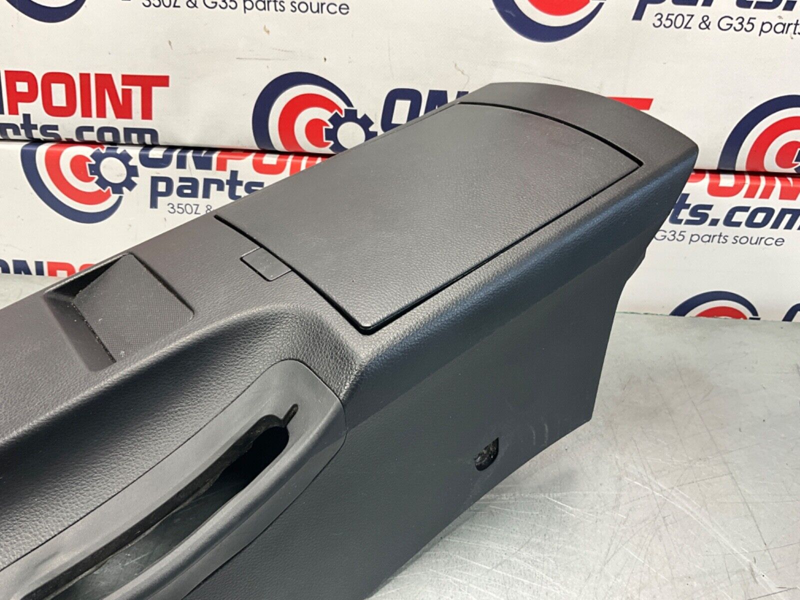 2003 Nissan Z33 350Z Center Console Armrest Assembly OEM 21BKGE8 - On Point Parts Inc