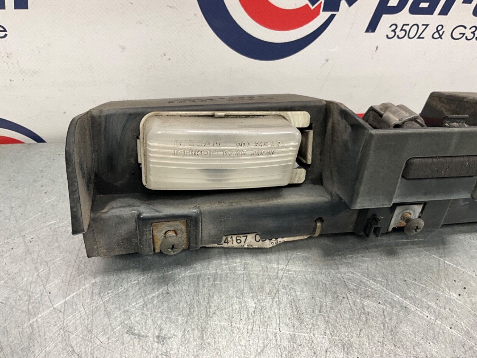 2003 Nissan Z33 350Z Rear Bumper License Plate Light Assembly OEM 21BKGEI - On Point Parts Inc