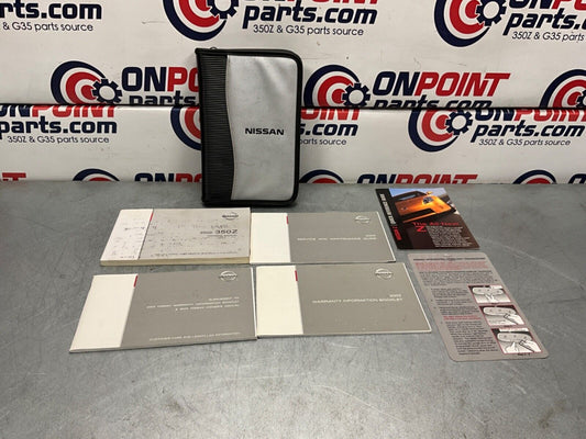 2003 Nissan Z33 350Z Original Owners Manual with Cover OEM 21BKGEC - On Point Parts Inc