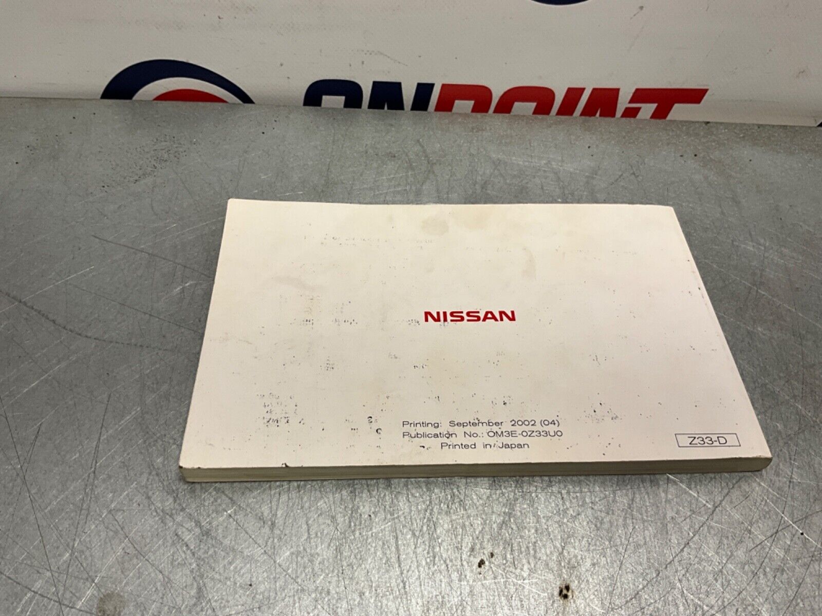 2003 Nissan Z33 350Z Original Owners Manual with Cover OEM 21BKGEC - On Point Parts Inc
