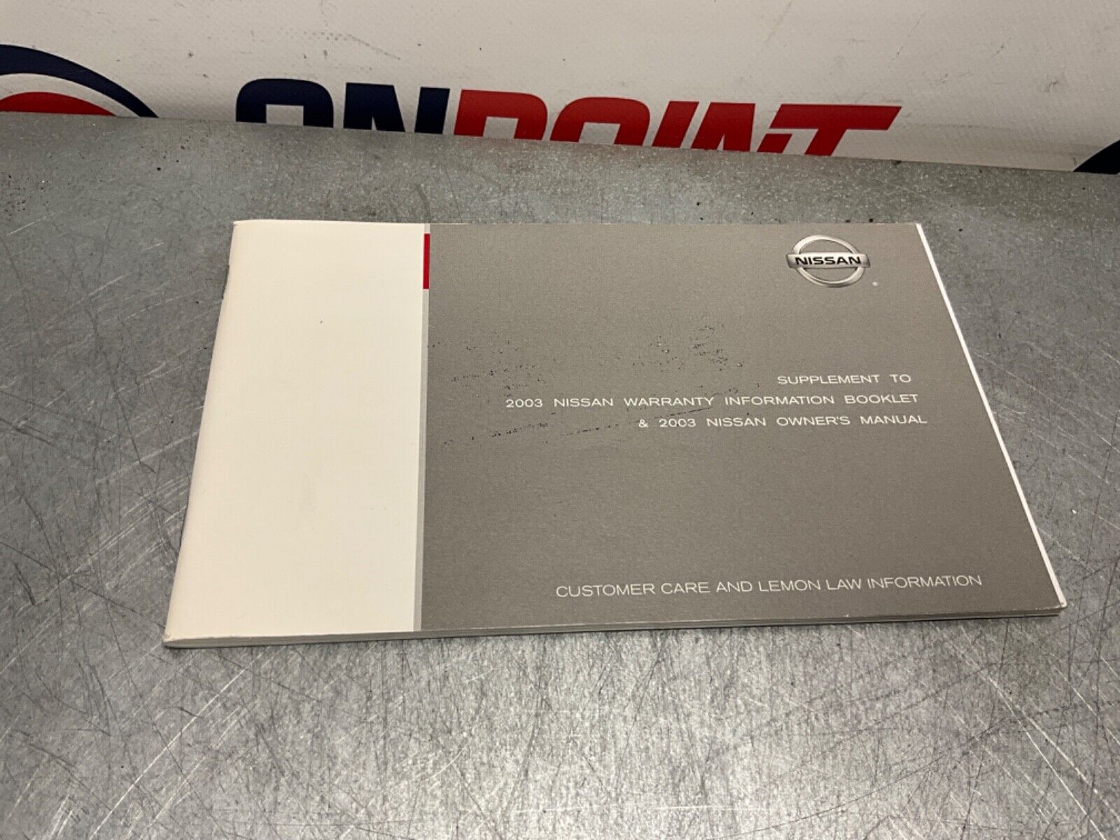 2003 Nissan Z33 350Z Original Owners Manual with Cover OEM 21BKGEC - On Point Parts Inc